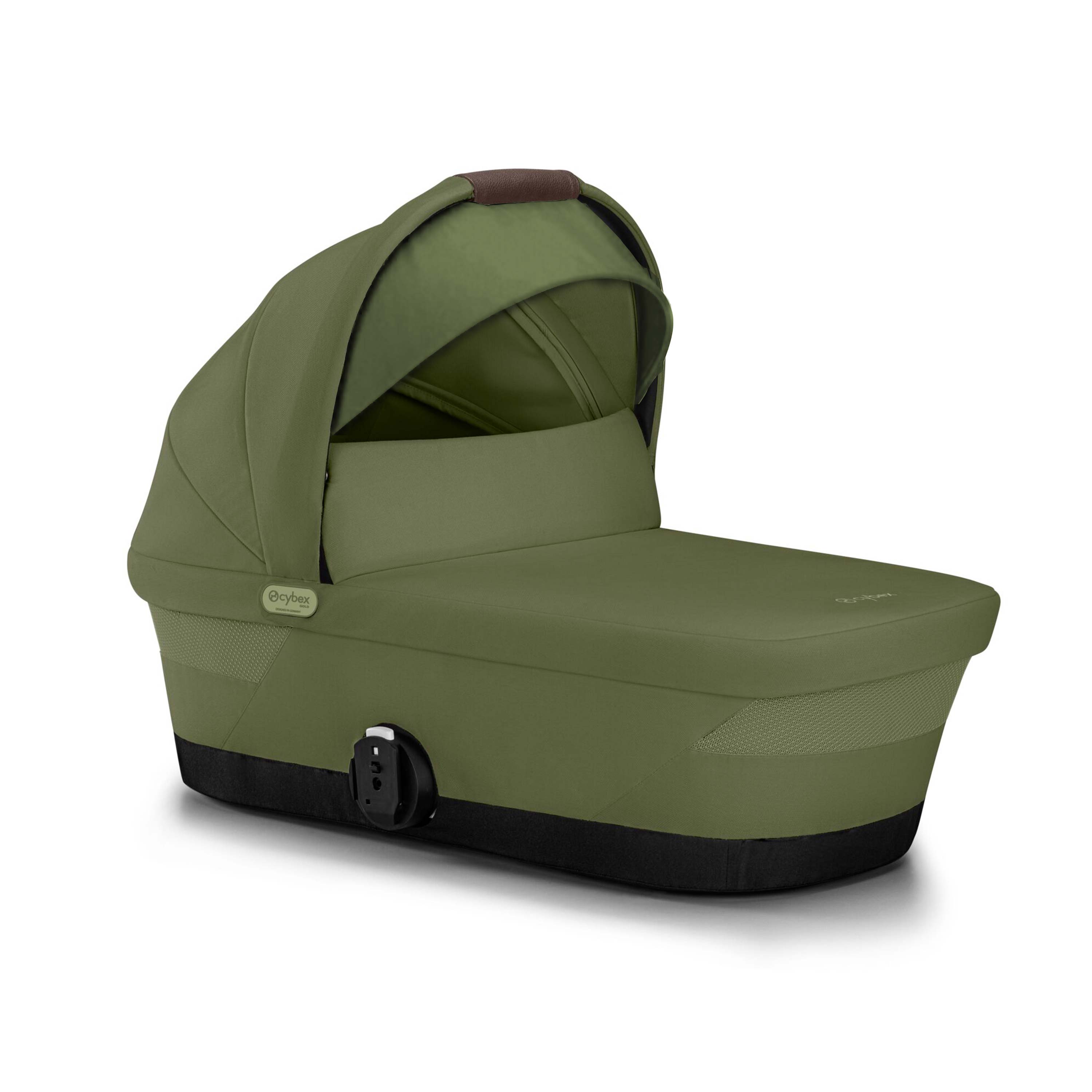 CYBEX Gazelle S/eGazelle S Carrycot - Moss Green | Newborn to 6 Months