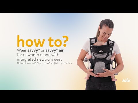 Joie savvy™ air 4in1 Baby Carrier Coal