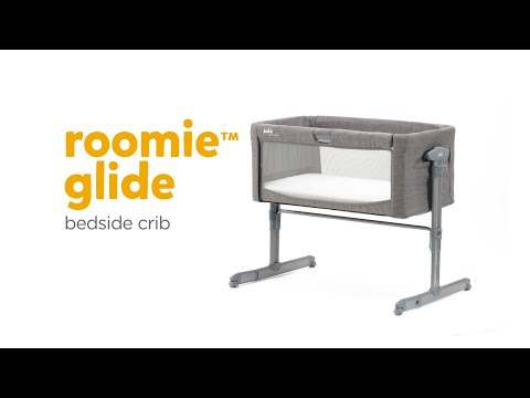 Joie roomie™ glide Bedside Crib Foggy Grey