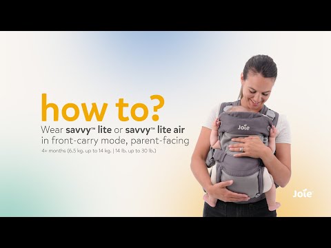 Joie savvy ™ lite air 3 in 1 Baby Carrier Jett