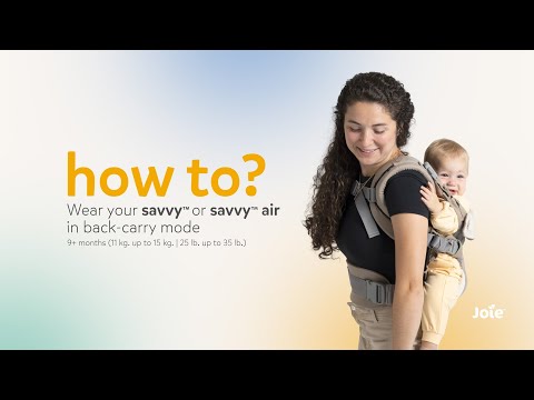 Joie savvy™ air 4in1 Baby Carrier Coal