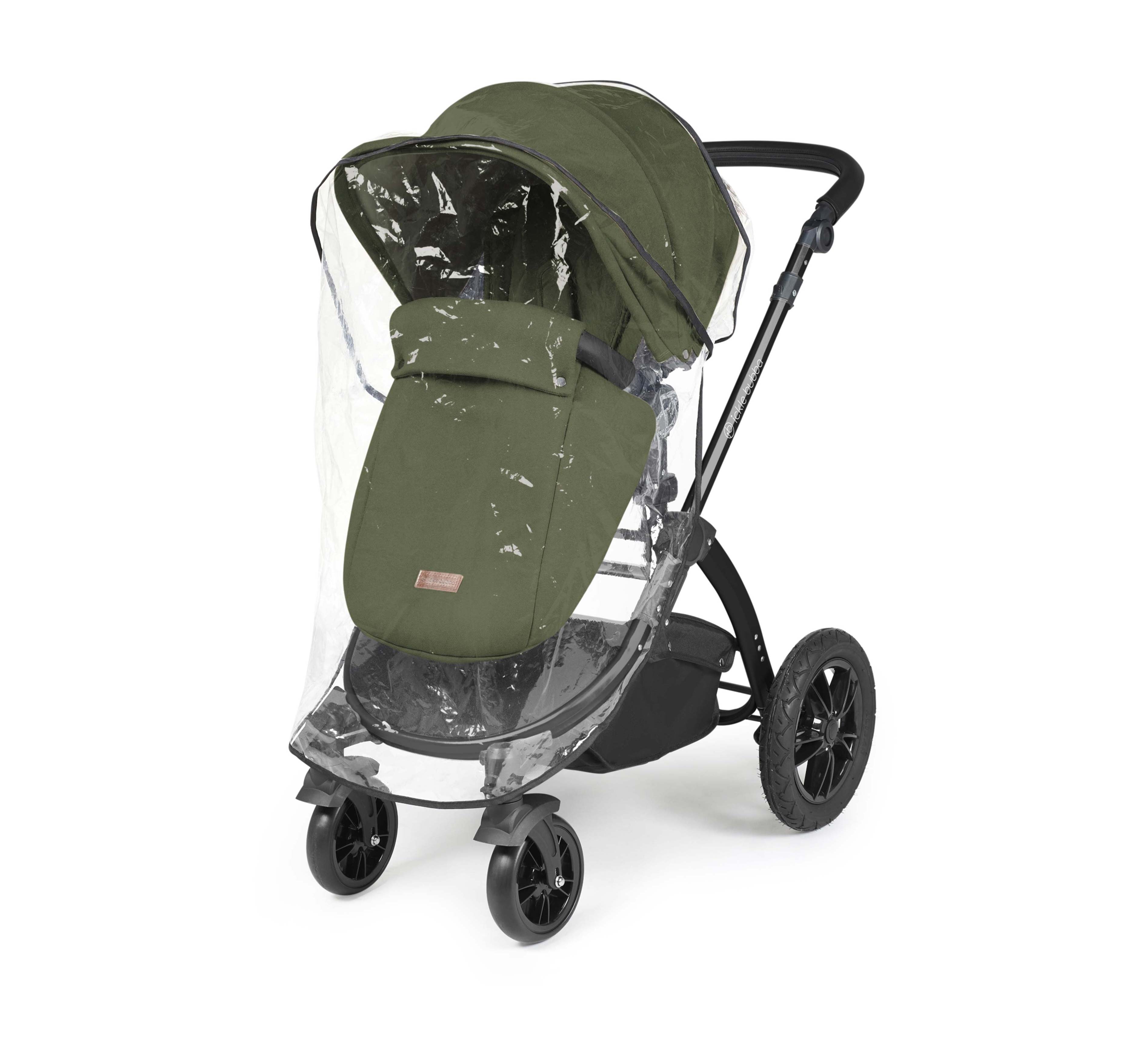 Ickle Bubba Stomp Luxe 12 Piece bundle + Cabriofix i-Size Car Seat & Isofix Base Woodland