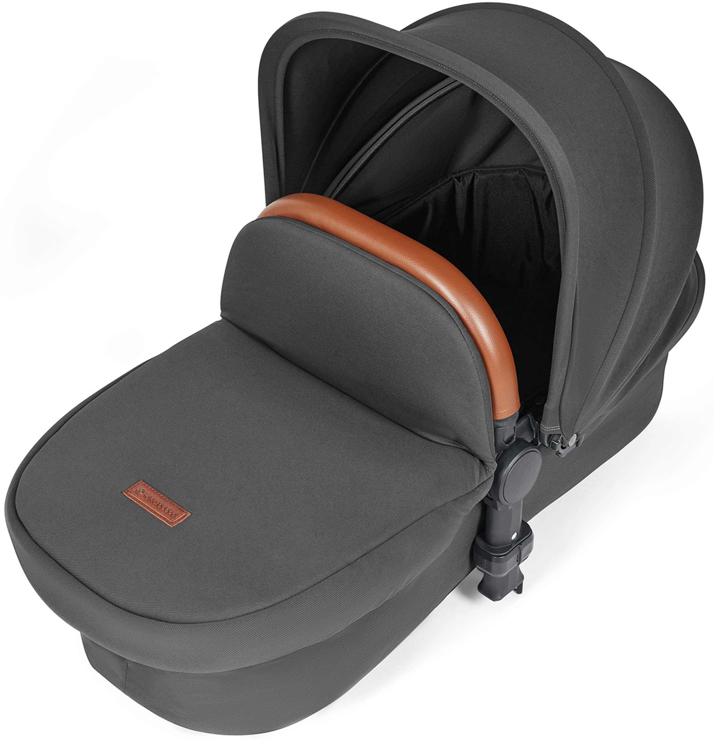 Ickle Bubba Stomp Luxe 12 Piece Bundle + Cabriofix i-Size Car Seat & Isofix Base Charcoal