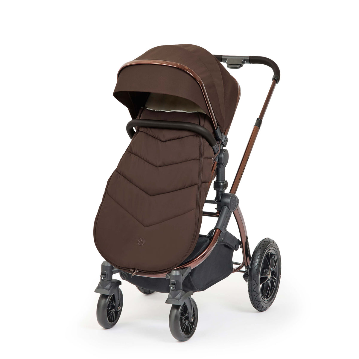 Ickle Bubba Stomp Luxe Elements 17-Piece Travel System & Home Bundle – Chestnut & Biscuit