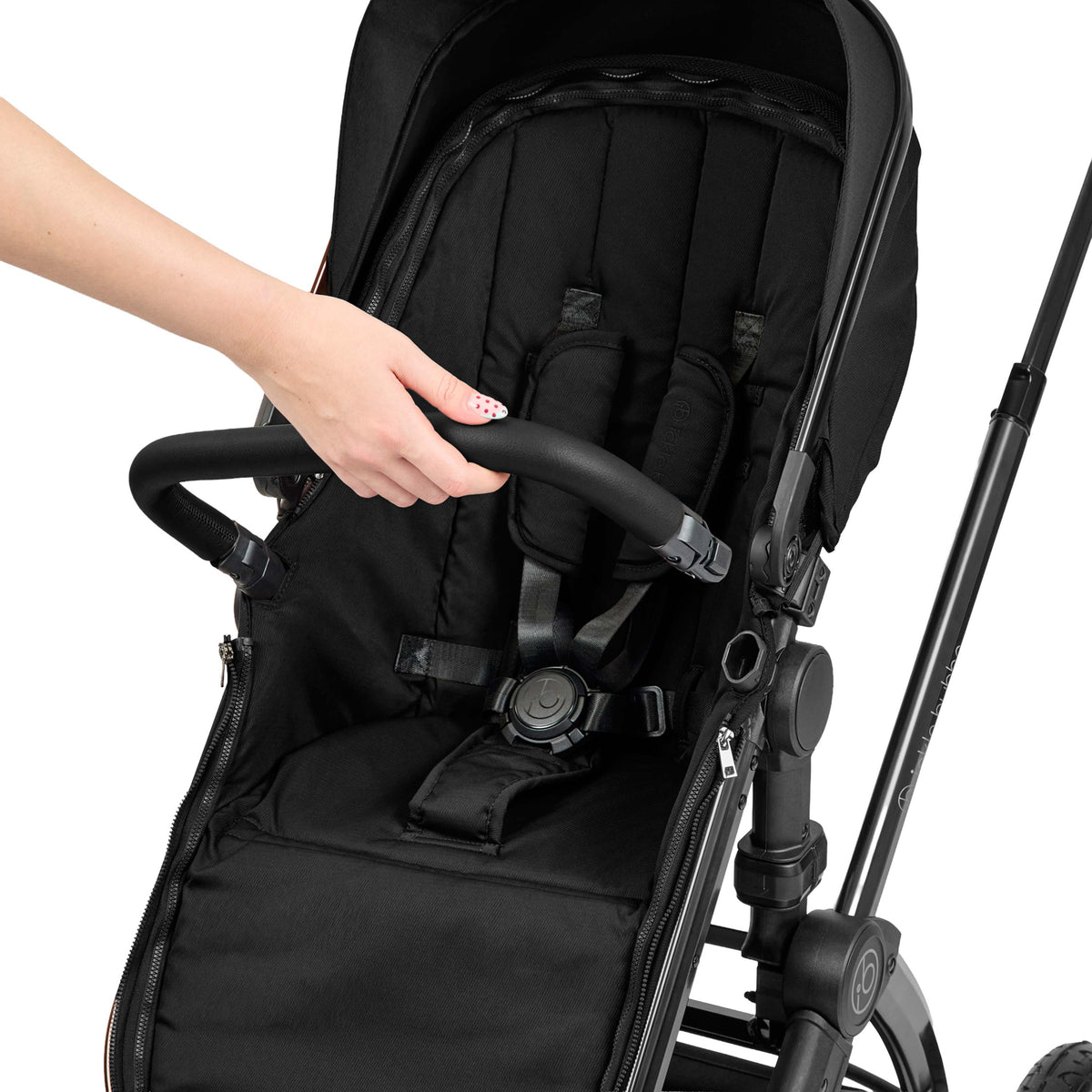 Ickle Bubba Stomp Luxe Elements 16 Piece Travel System | Raven