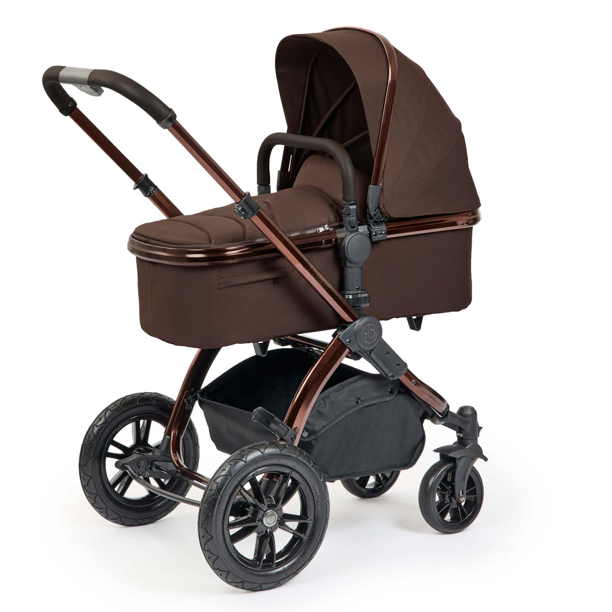 Ickle Bubba Stomp Luxe Elements 16 Piece Travel System | Chestnut