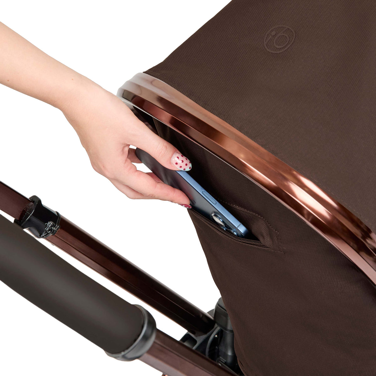 Ickle Bubba Stomp Luxe Elements 16 Piece Travel System | Chestnut