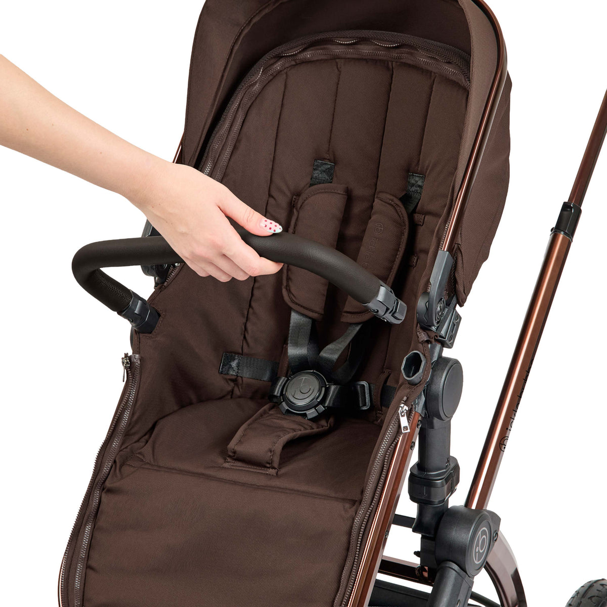 Ickle Bubba Stomp Luxe Elements 16 Piece Travel System | Chestnut