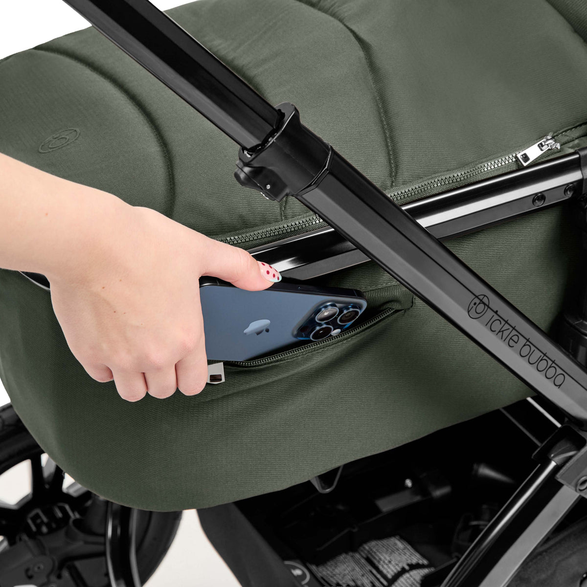 Ickle Bubba Stomp Luxe Elements 16 Piece Travel System | Forest
