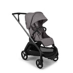 Bugaboo Dragonfly Plus stroller in Grey with black chassis on a white background