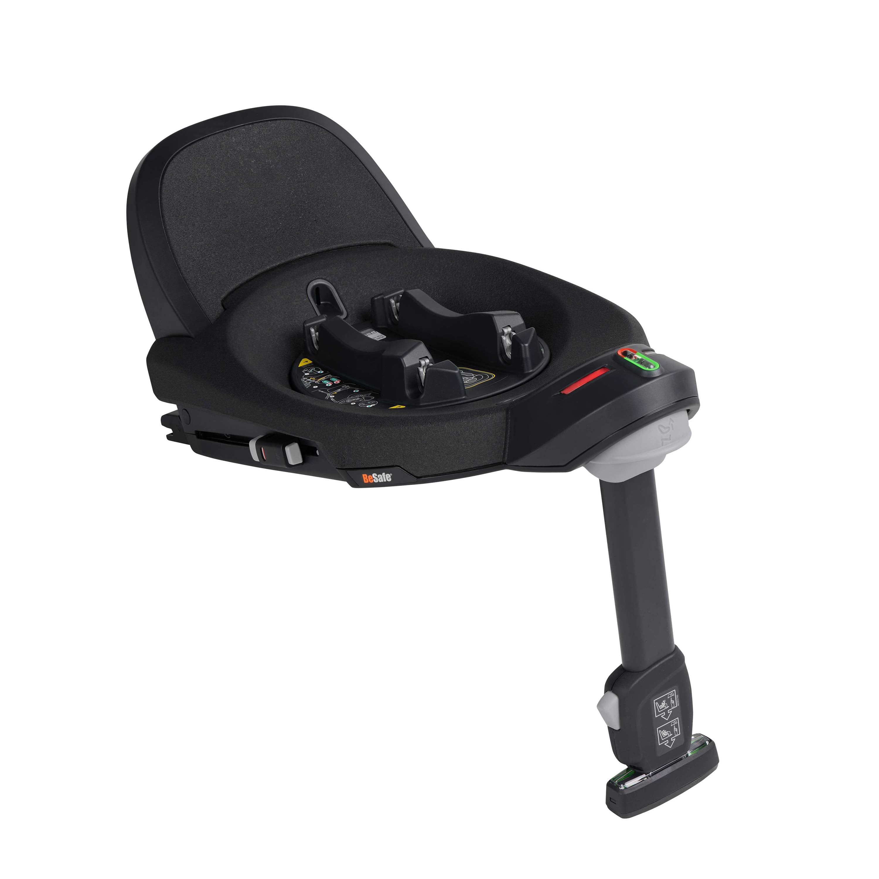BeSafe Go Beyond 2 i-Size Infant Car Seat & ISOFIX Base - Black SoftBreeze