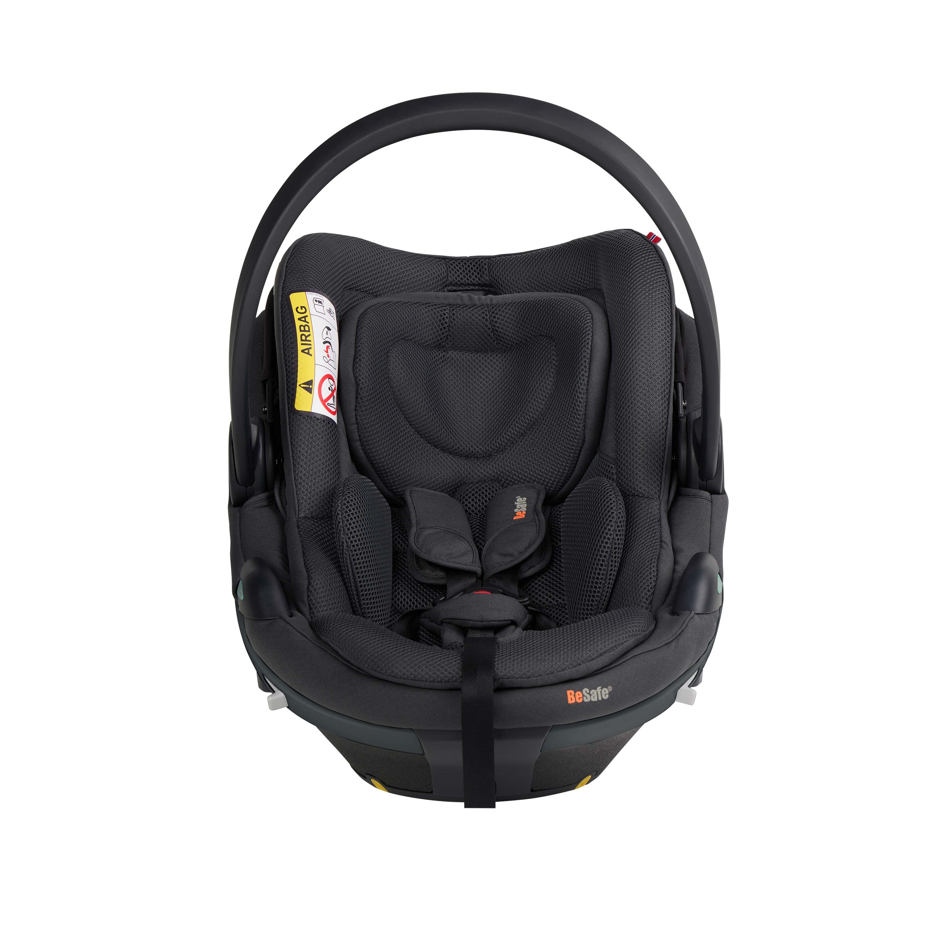 BeSafe Go Beyond 2 i-Size Car Seat & ISOFIX Base - Anthracite Mesh