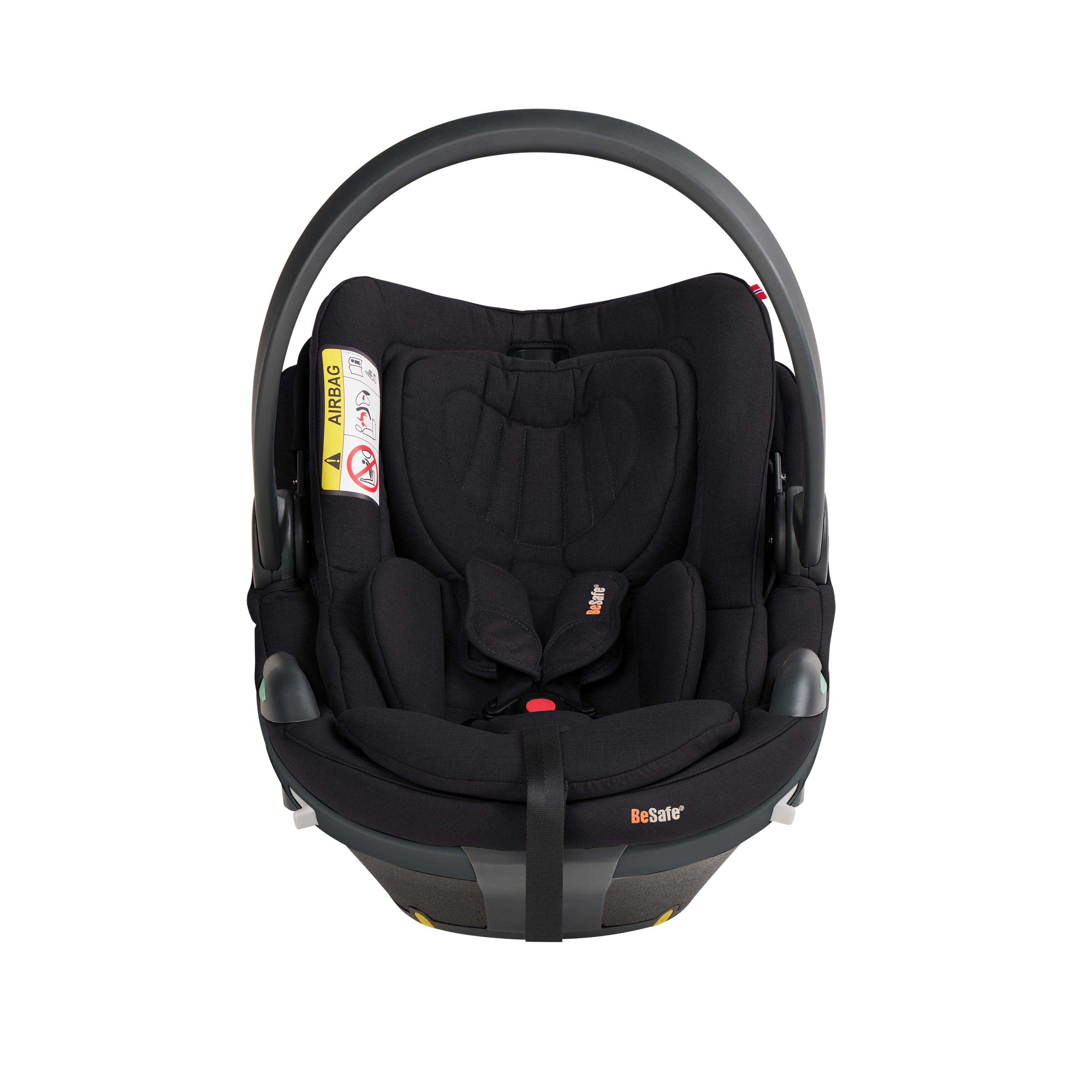 BeSafe Go Beyond 2 i-Size Infant Car Seat & ISOFIX Base - Fresh Black Cab