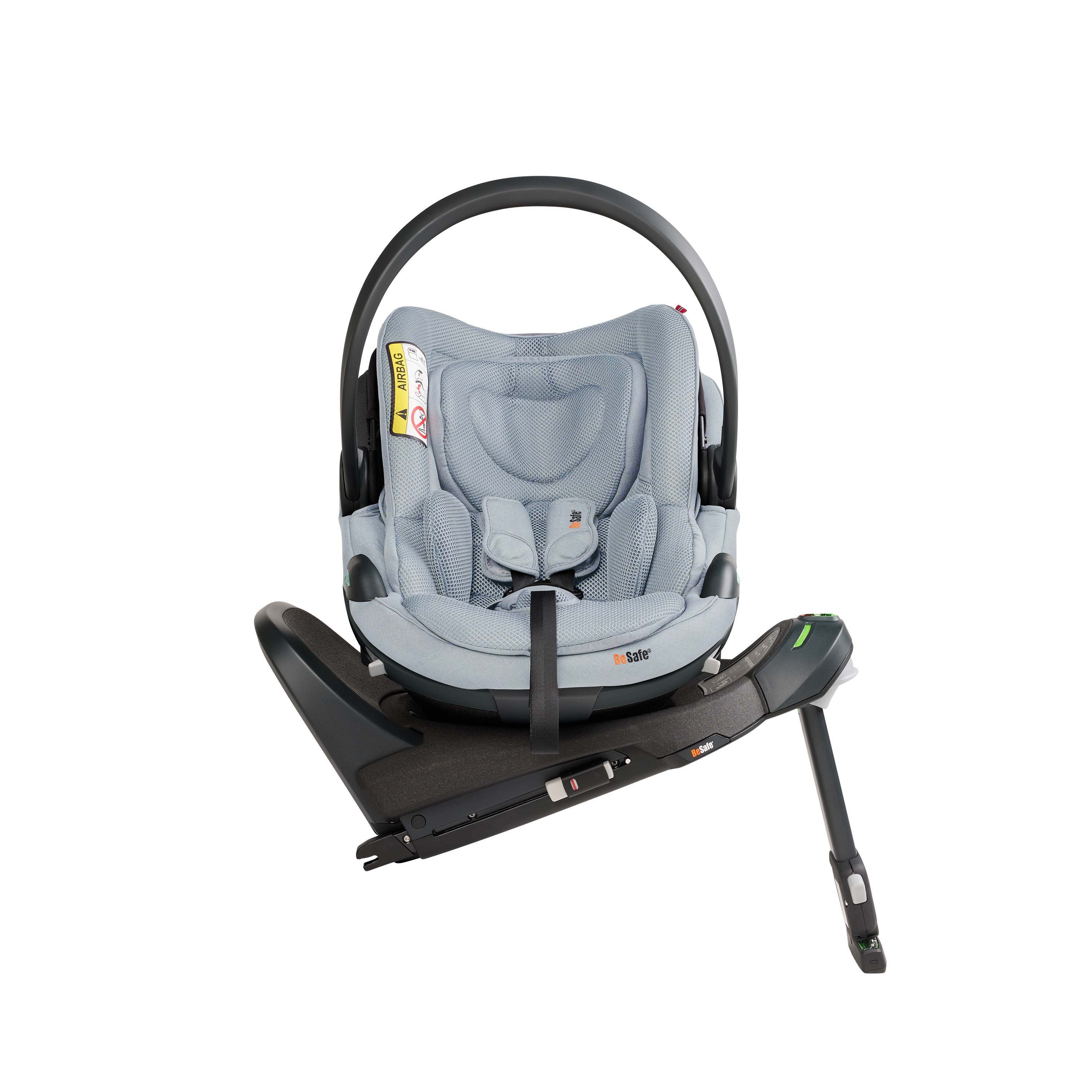 BeSafe Go Beyond 2 i-Size Infant Car Seat & ISOFIX Base - Peak Mesh