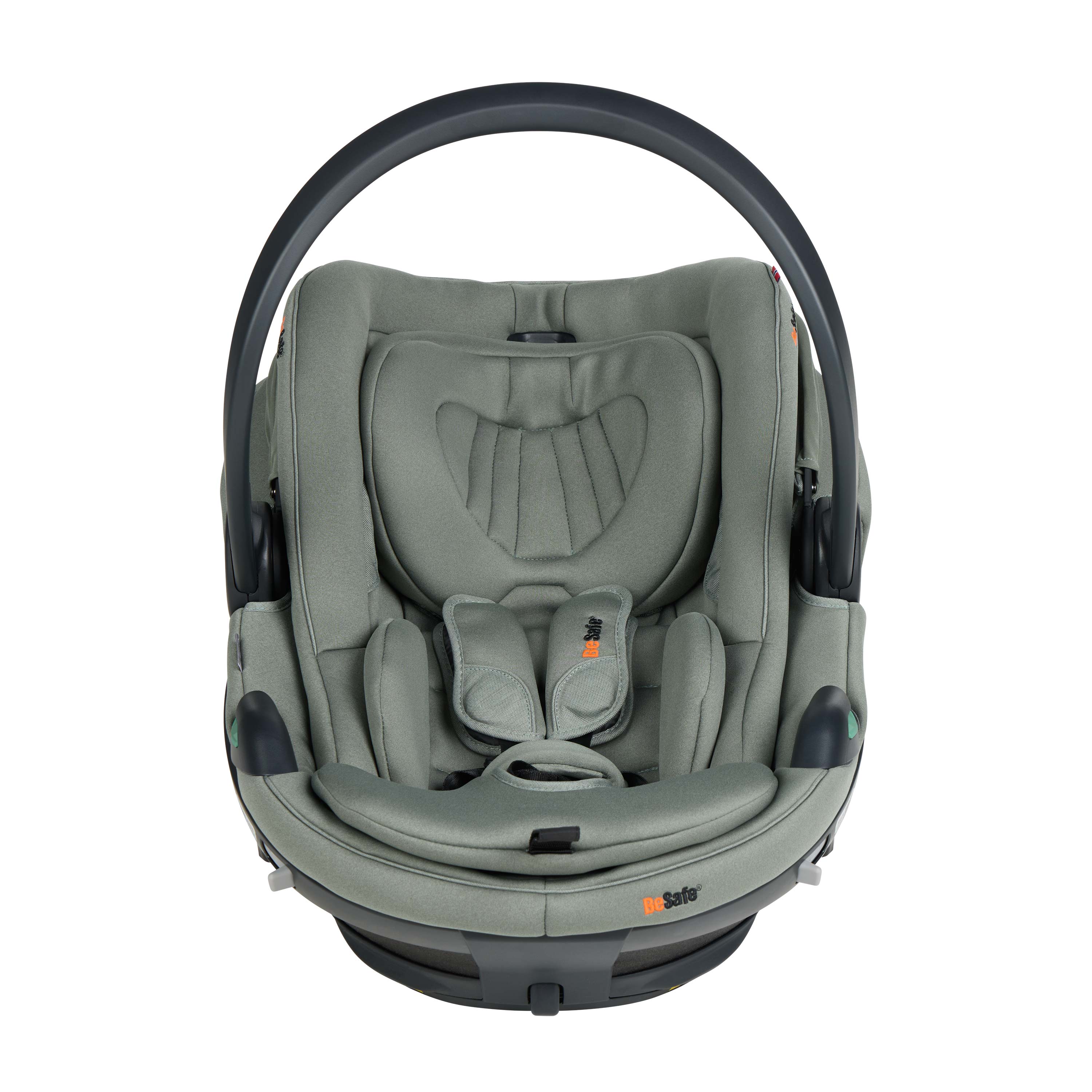 BeSafe Go Beyond 2 i-Size Infant Car Seat & ISOFIX Base - Meadow Green SoftBreeze