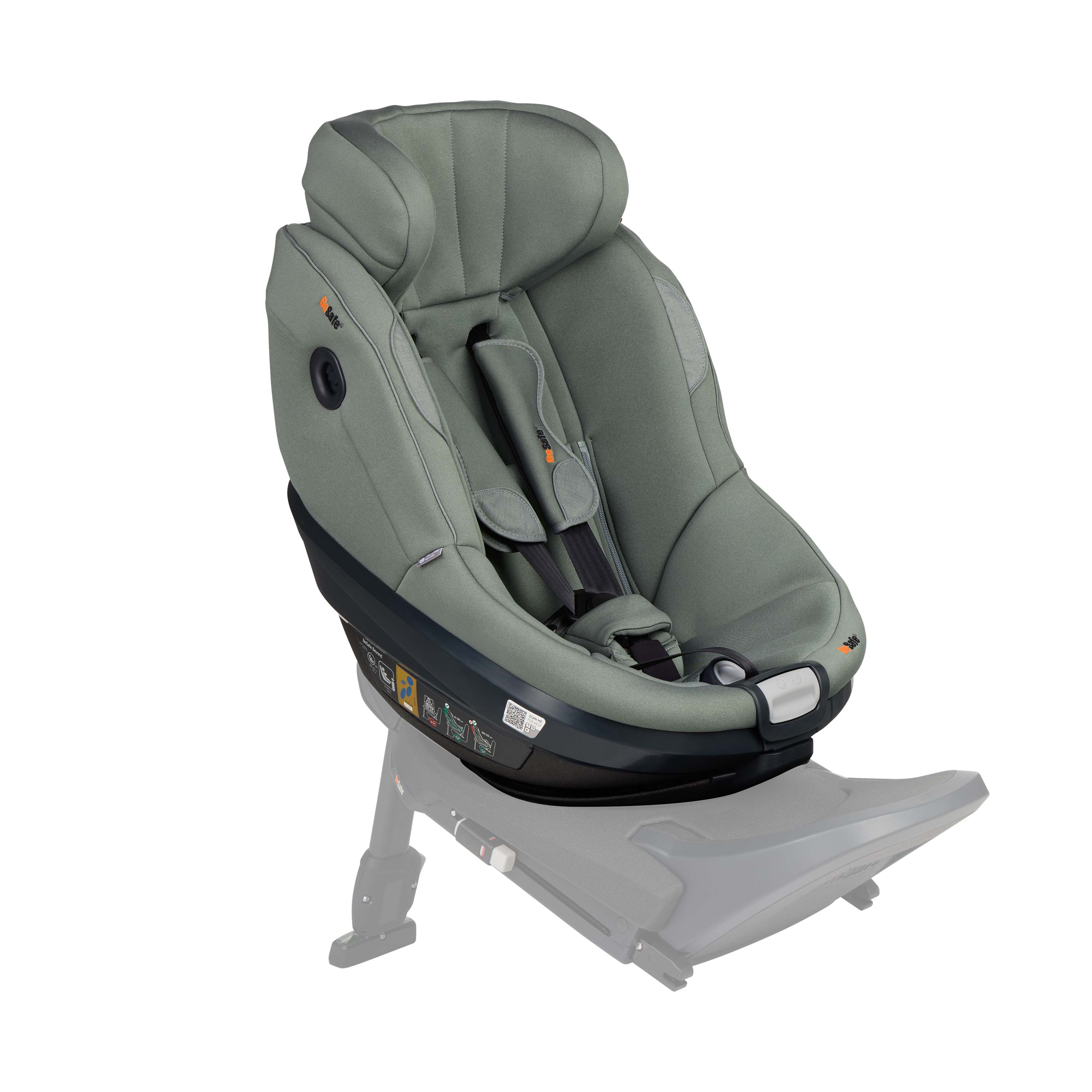 BeSafe Beyond 2 Rear Facing Car Seat - Meadow Green SoftBreeze