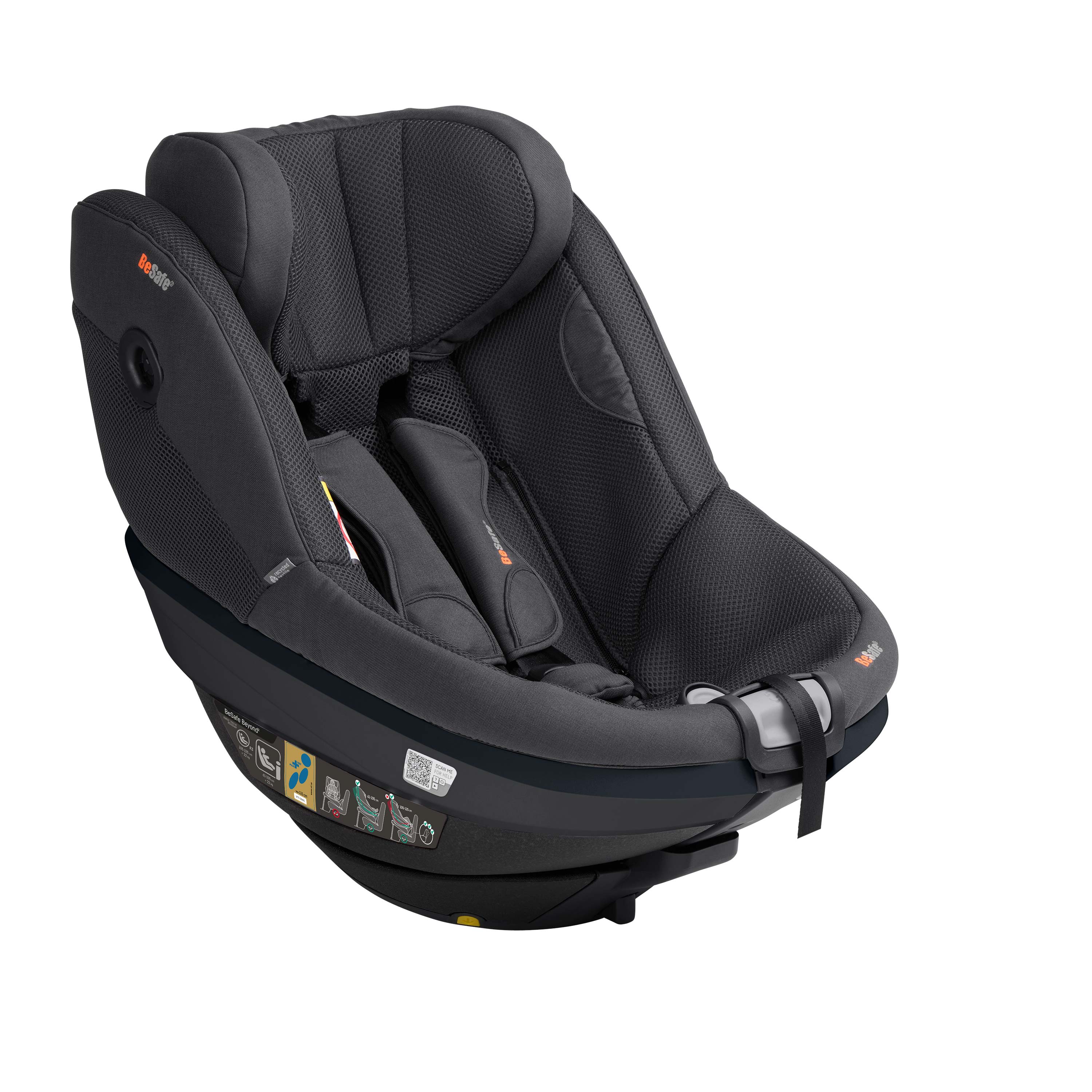 BeSafe Beyond 2 Rear Facing Car Seat - Anthracite Mesh