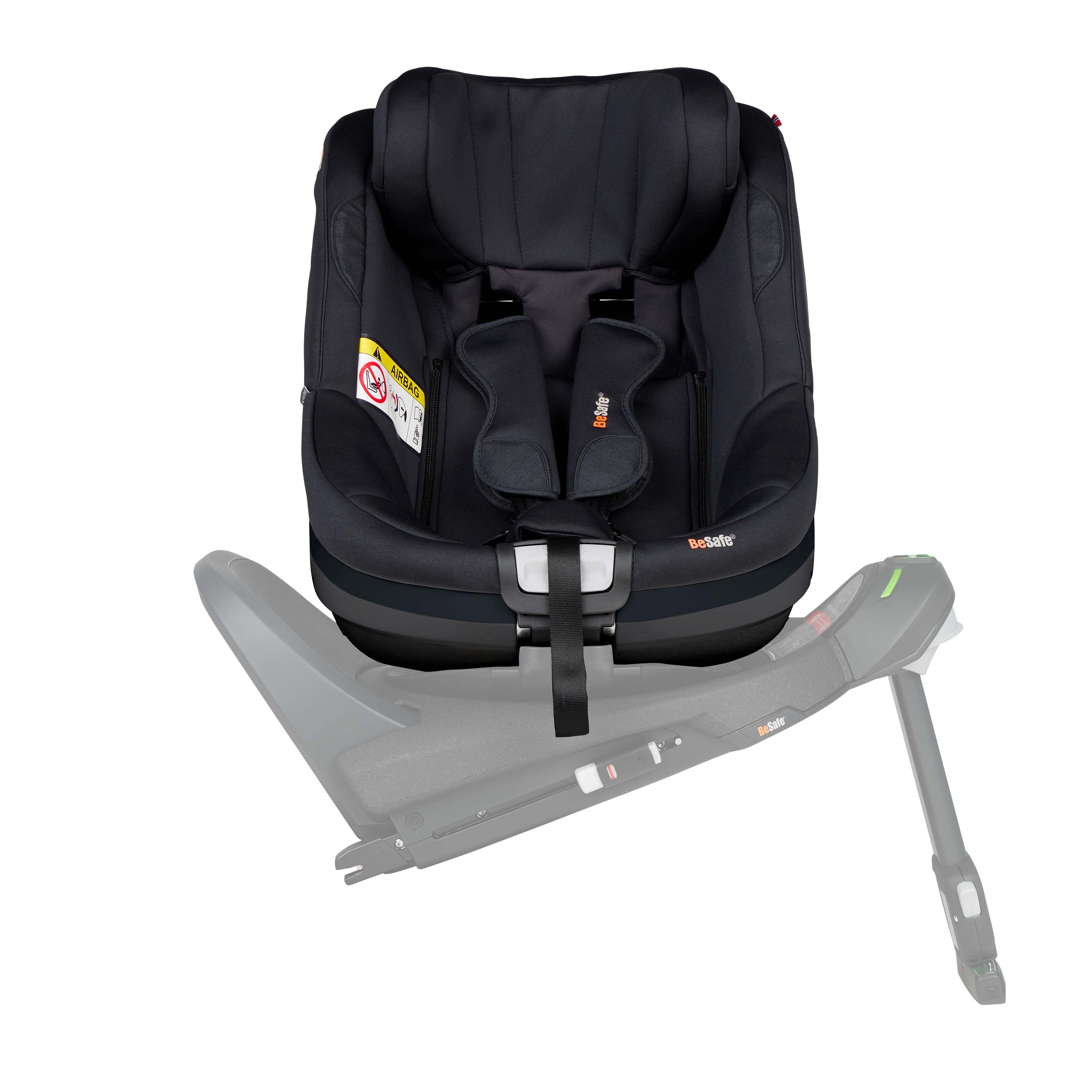 BeSafe Beyond 2 Rear Facing Car Seat - Black SoftBreeze