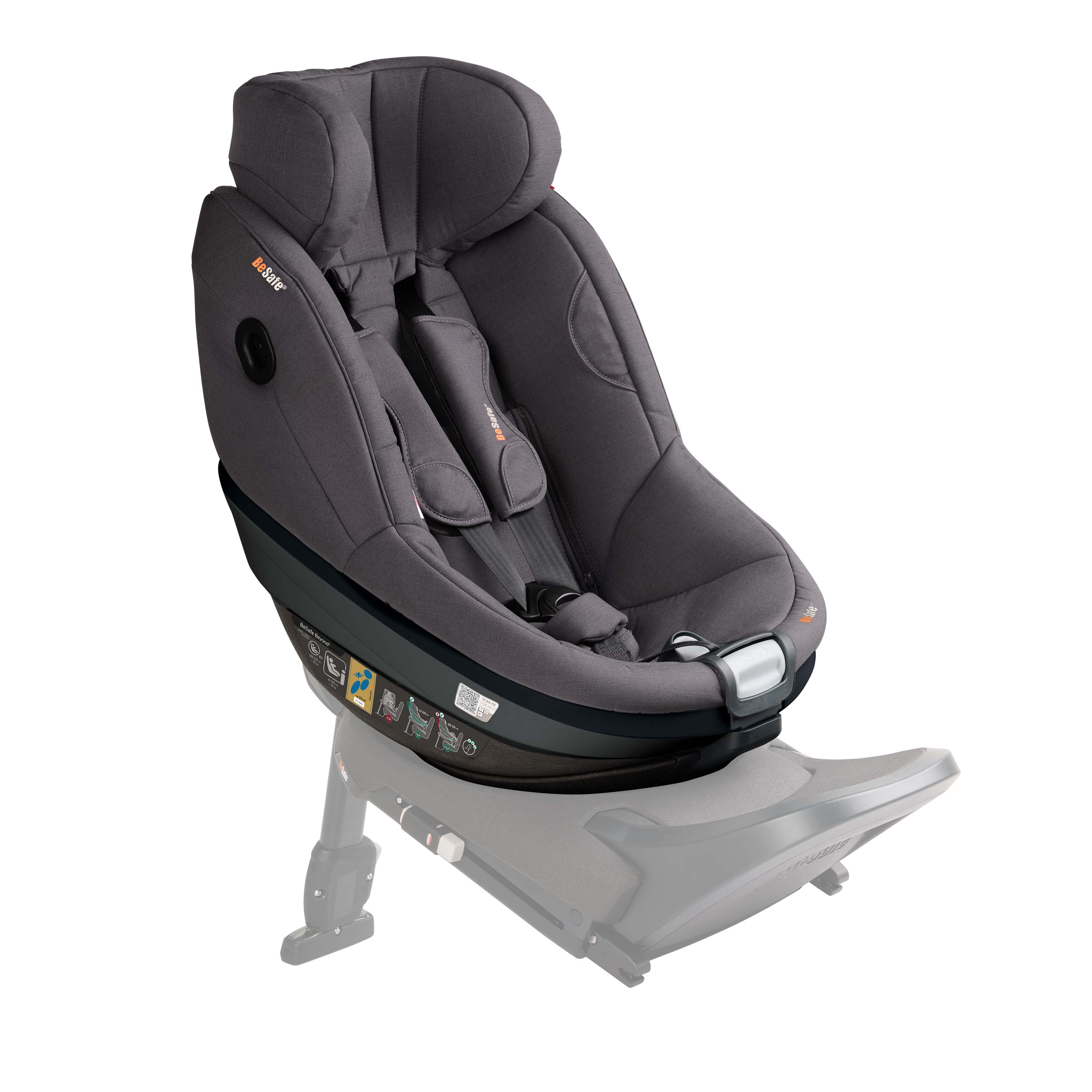 BeSafe Beyond 2 Rear Facing Car Seat - Dark Grey Melange
