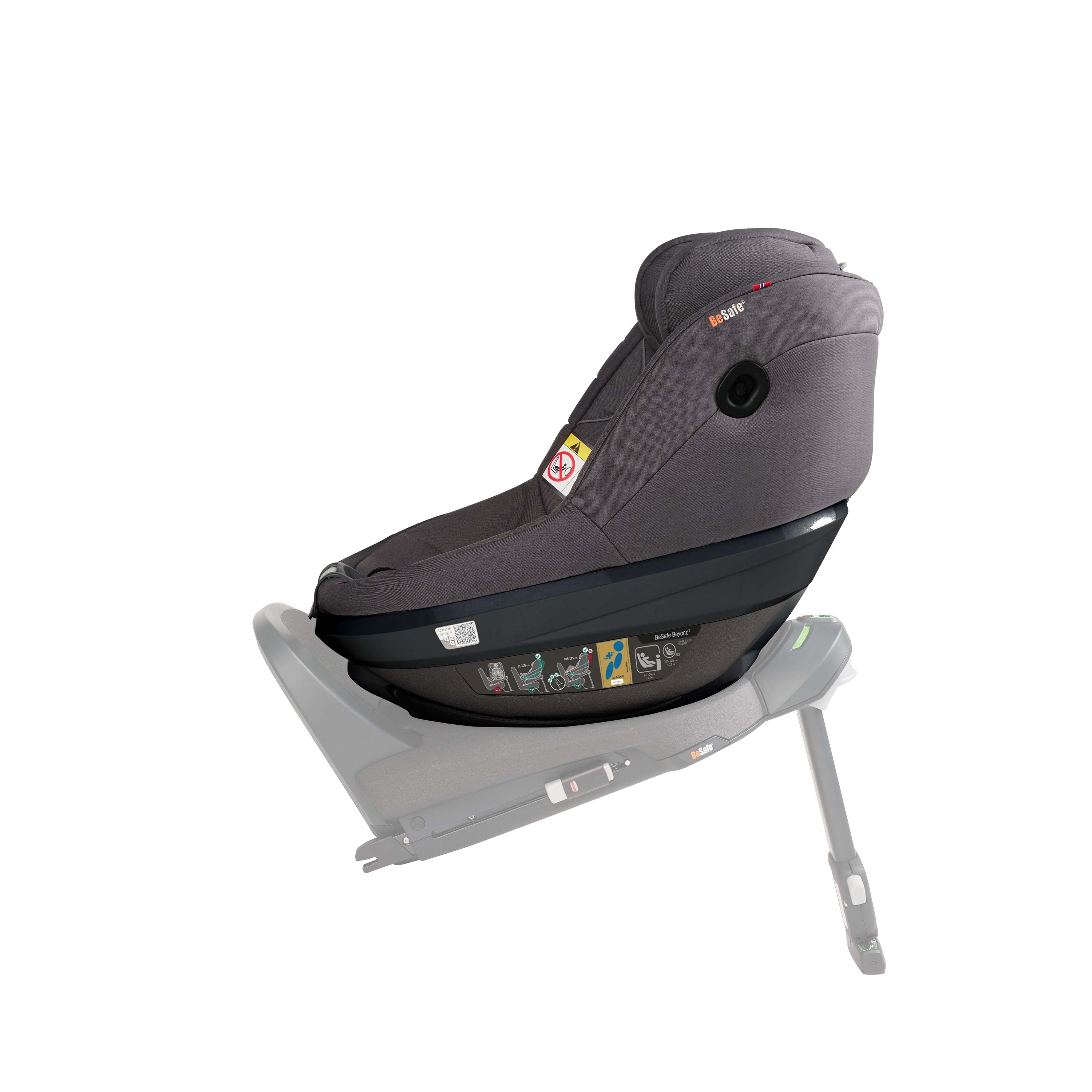 BeSafe Beyond 2 Rear Facing Car Seat - Dark Grey Melange
