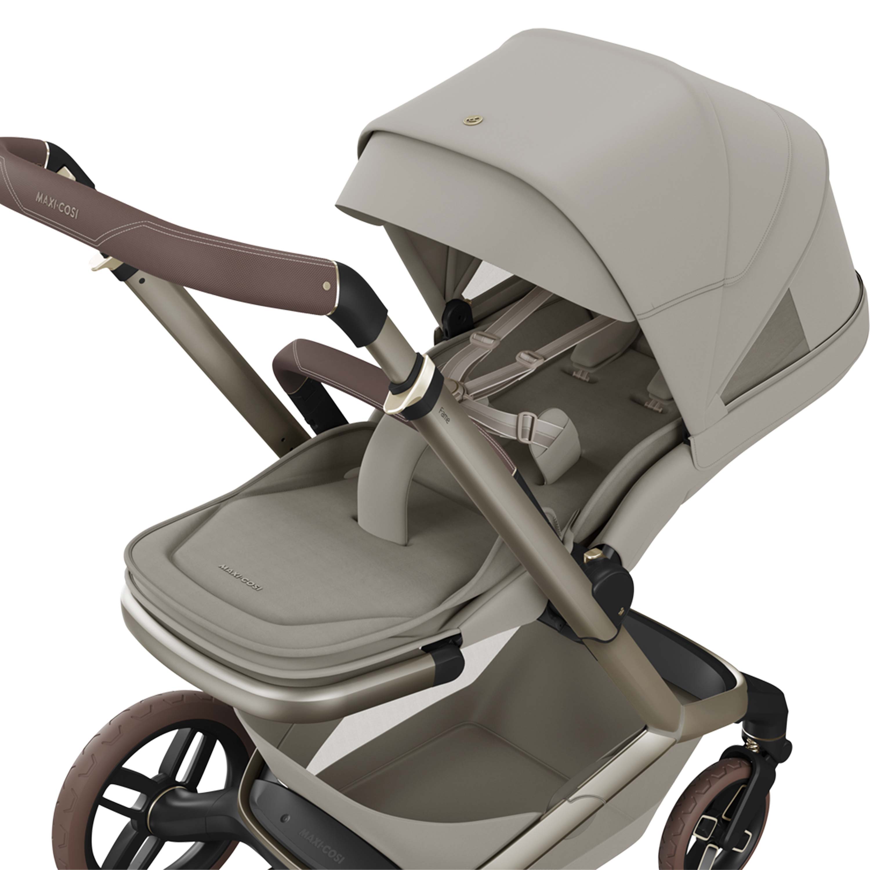 Maxi-Cosi Fame Urban Comfort Stroller | Sapphire Sand | Lie-Flat