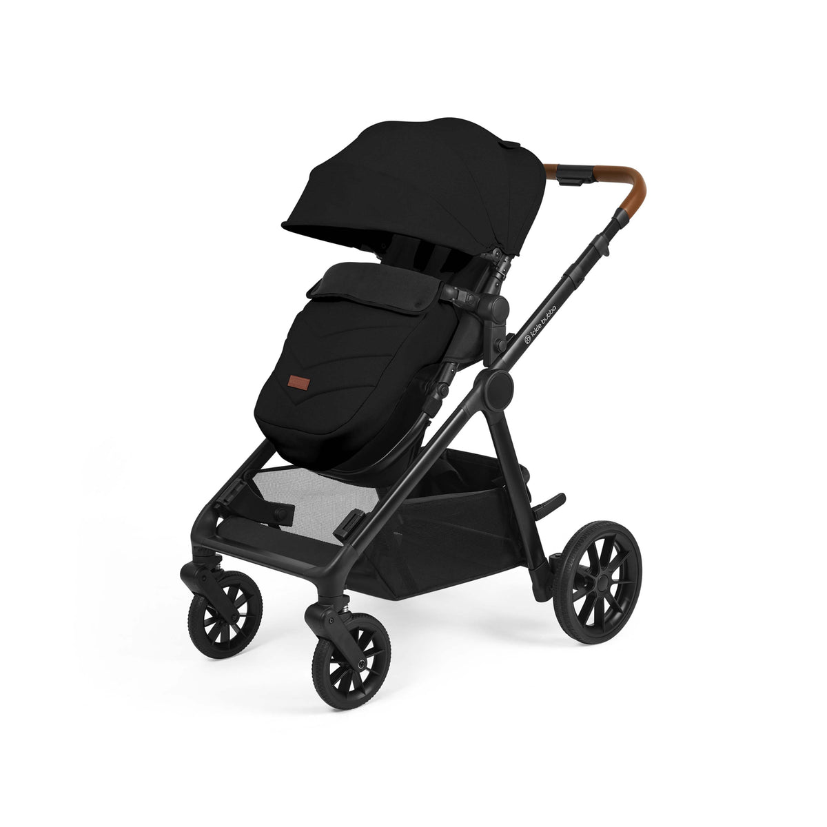 Ickle Bubba Virgo Growing Family 14 Piece Travel System with Nimbus & ISOFIX Base – Black
