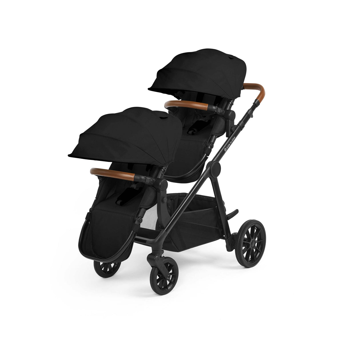 Ickle Bubba Virgo Growing Family 14 Piece Travel System with Nimbus & ISOFIX Base – Black