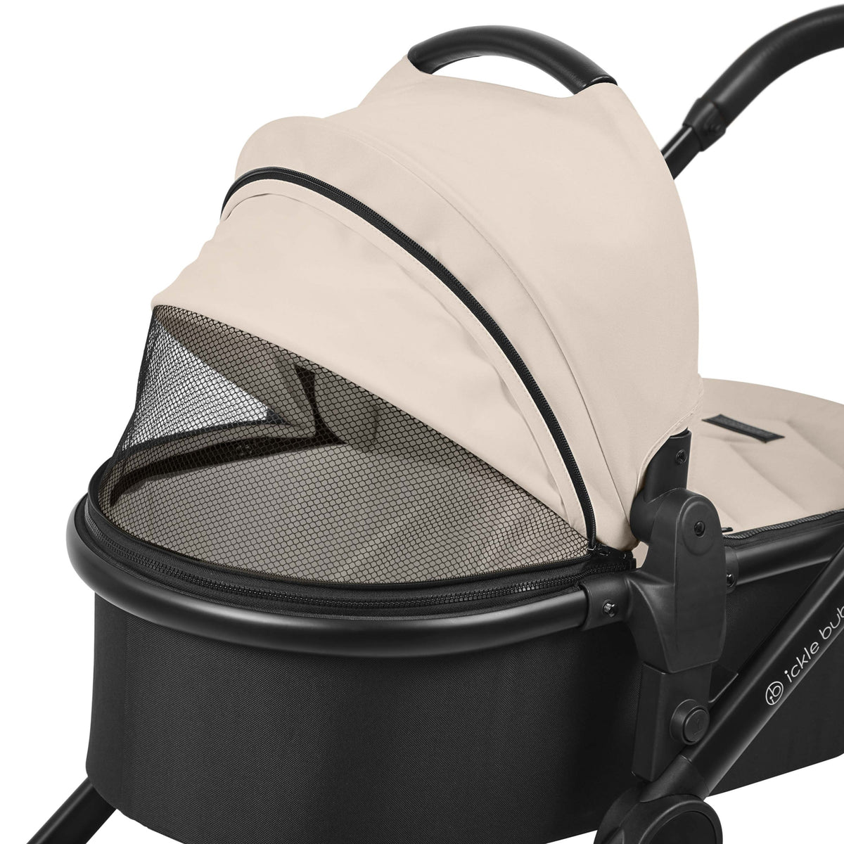 Ickle Bubba Virgo Growing Family 14 Piece Travel System with Nimbus & ISOFIX Base – Stone