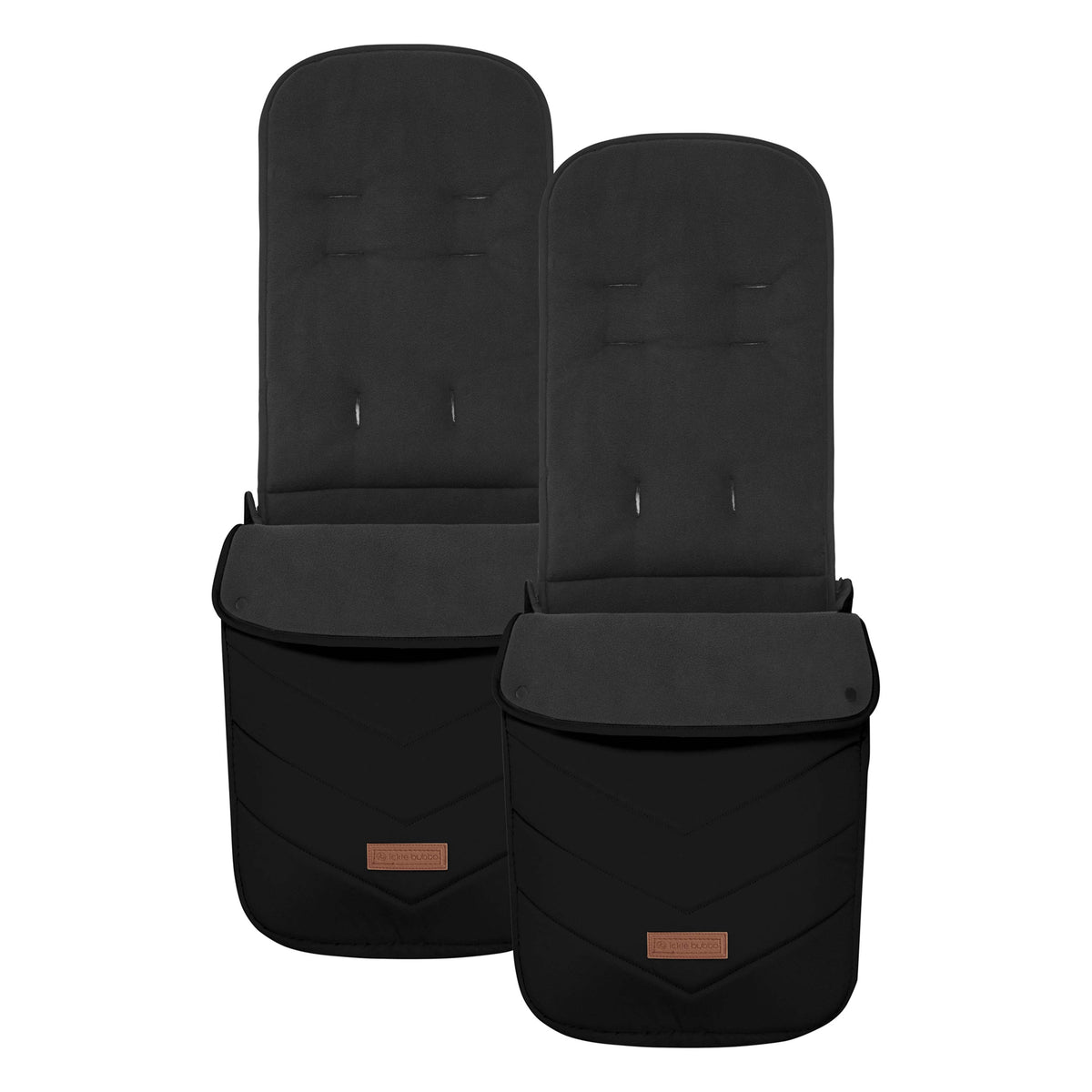 Ickle Bubba Virgo Twin 18 Piece Travel System with Nimbus & ISOFIX Bases – Black