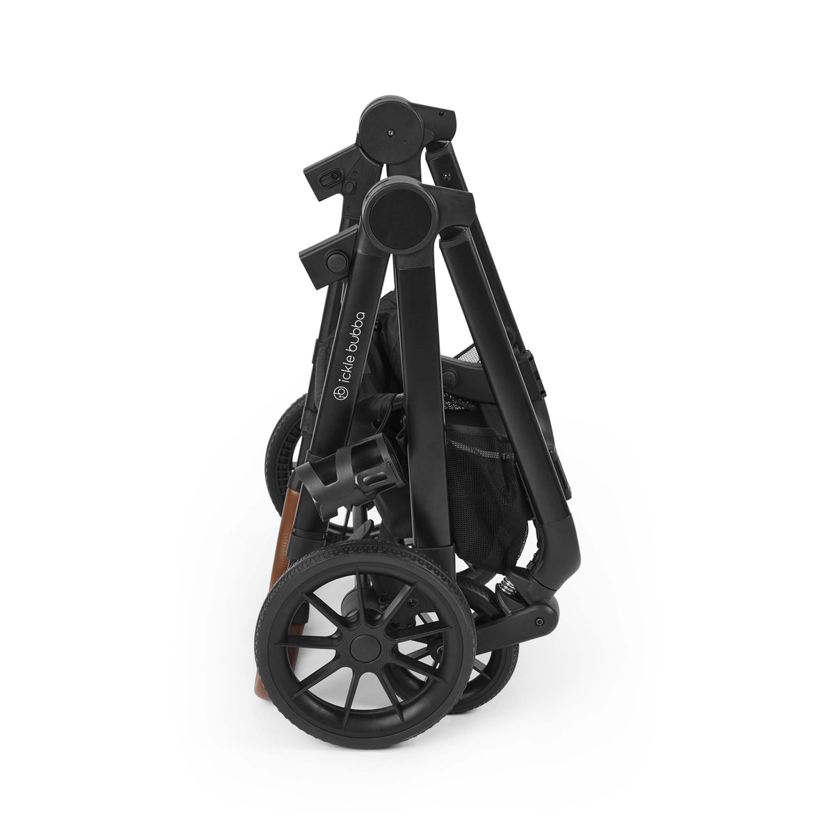 Ickle Bubba Virgo Twin 18 Piece Travel System with Nimbus & ISOFIX Bases – Black