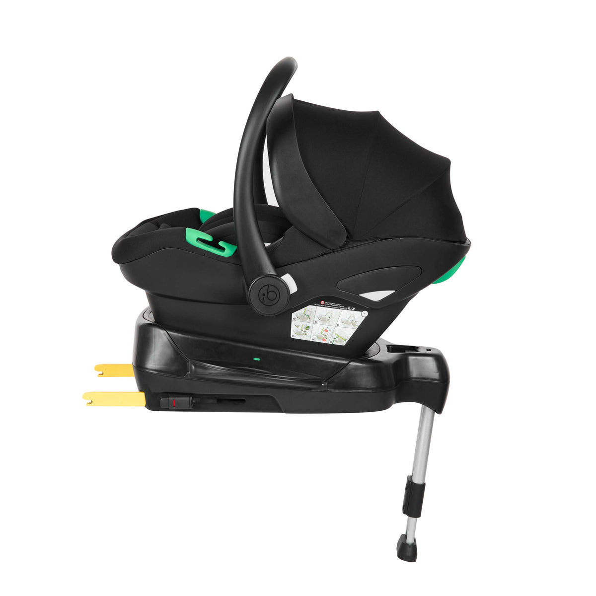 Ickle Bubba Altair Growing Families 13 Piece Travel System | Black