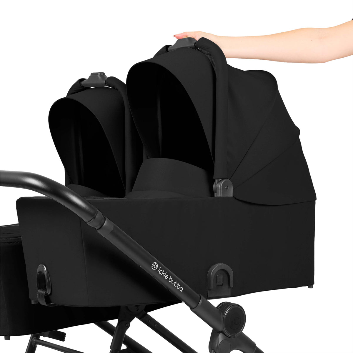Ickle Bubba Altair Twin 17 Piece Travel System | Black