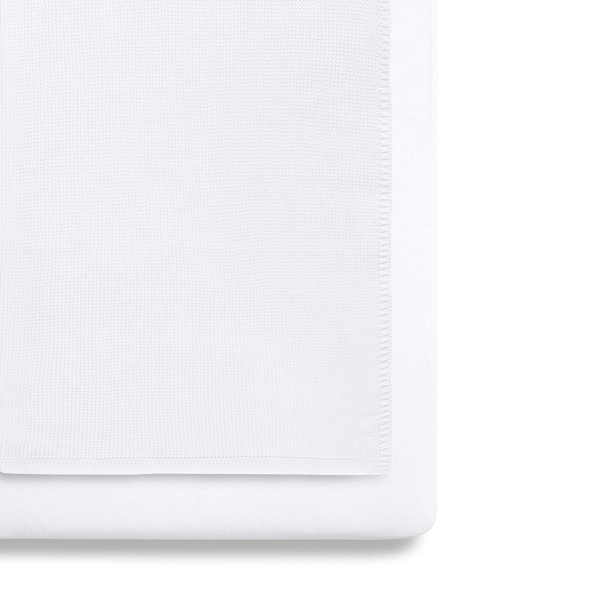 Snuz Crib 3 Piece Bedding Set Core White