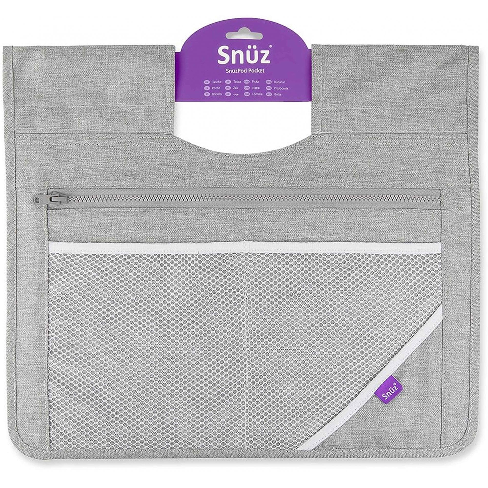 Snuz Snuzpod3 Storage Pocket Grey