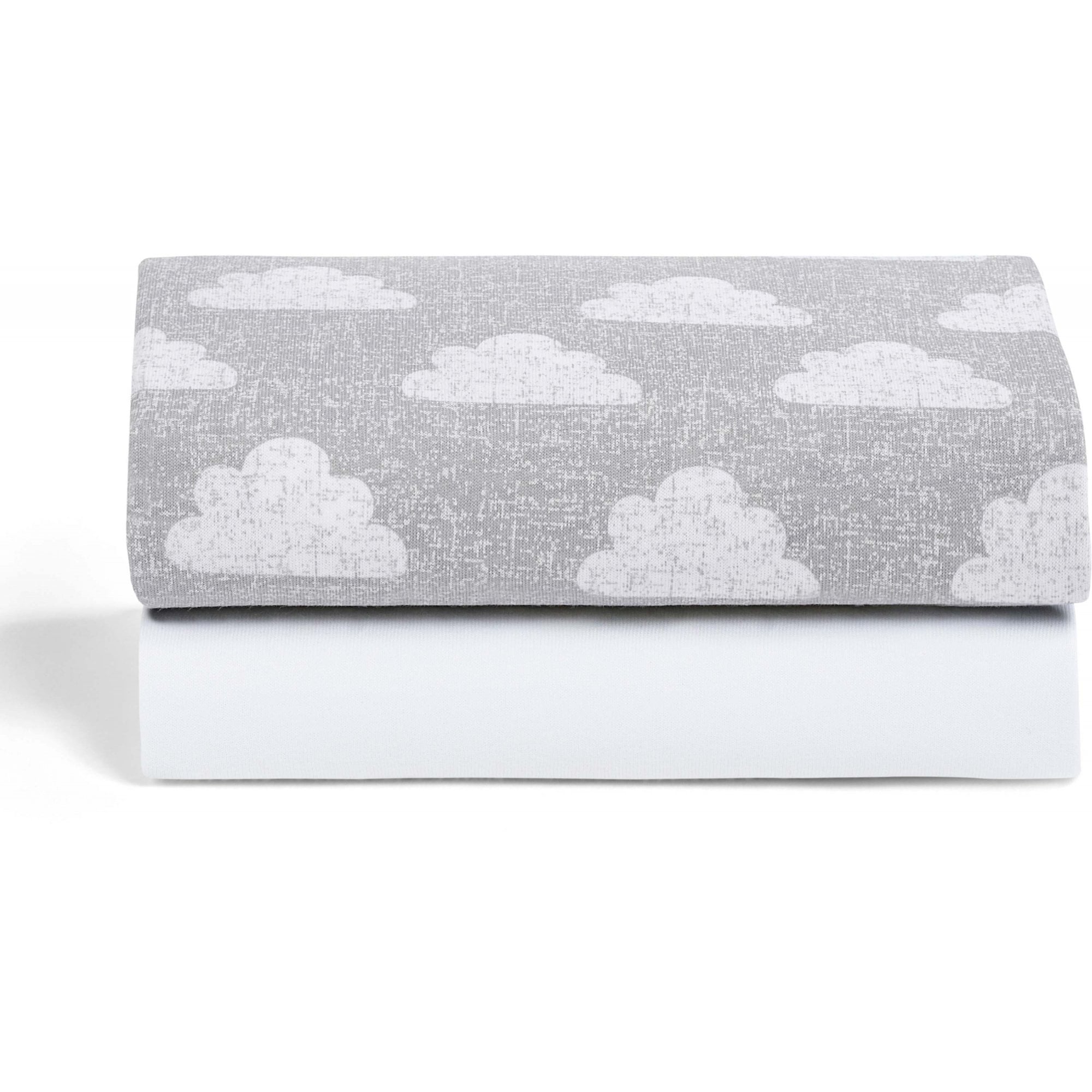 Snuz Crib Fitted Sheets 2 Pack Cloud Nine