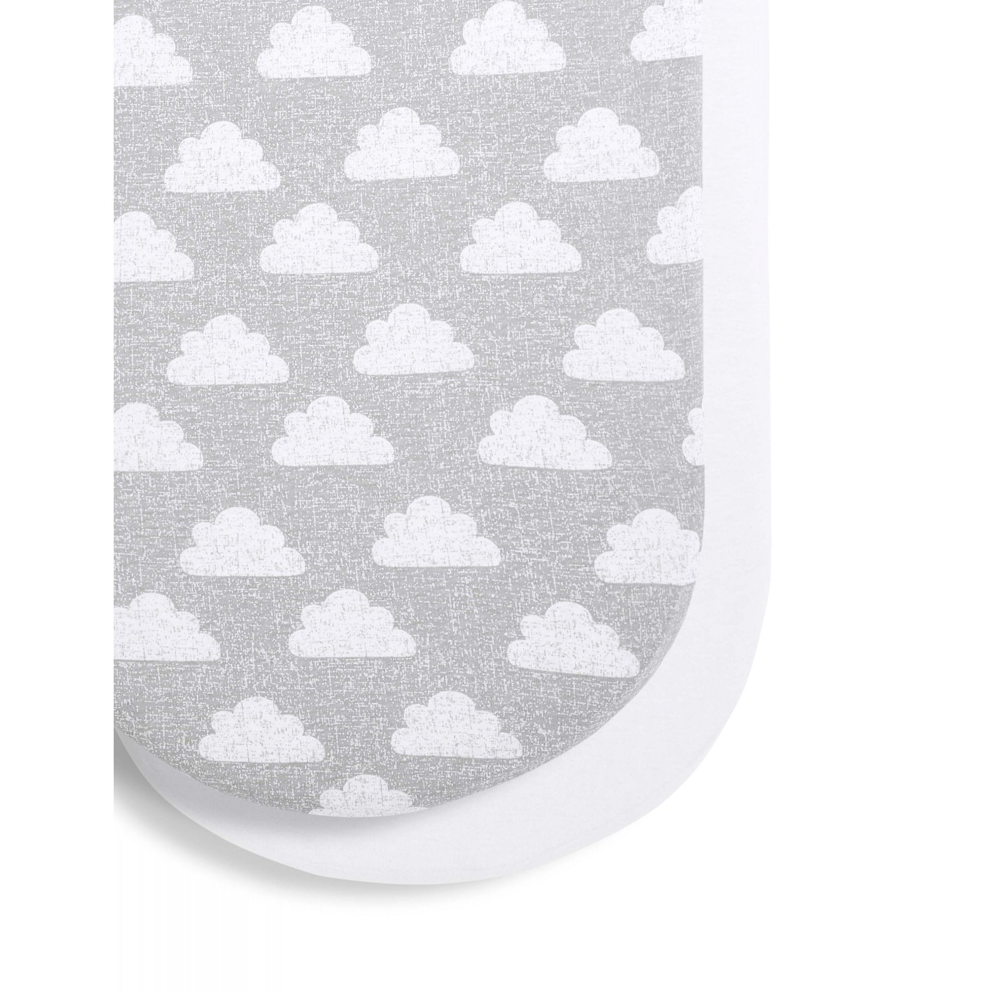 Snuz Moses & Pram Fitted Sheets 2 Pack Cloud Nine