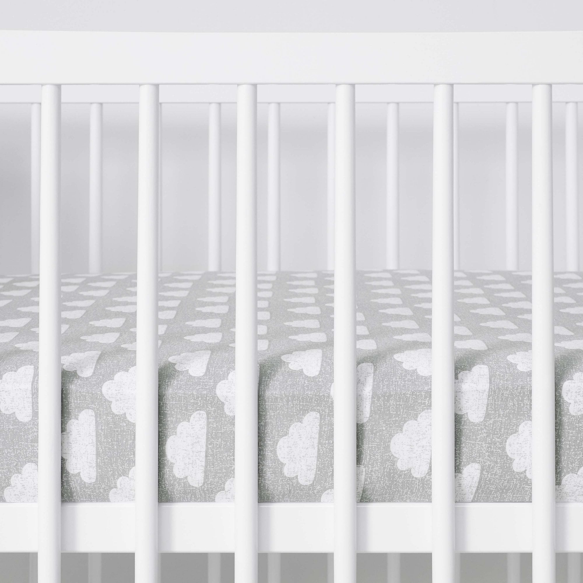 Snuz Cot & Cot Bed Fitted Sheets 2 Pack Cloud Nine