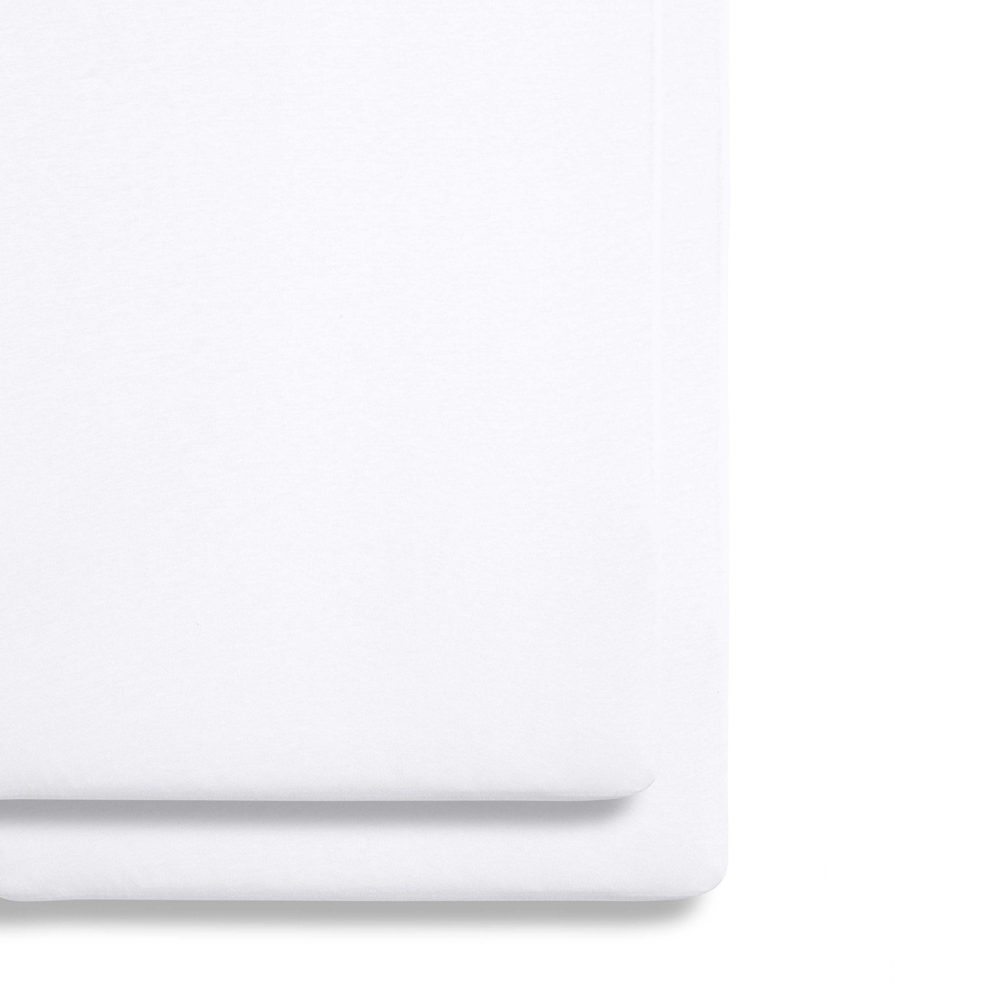 Snuz Crib Fitted Sheets 2 Pack Core White
