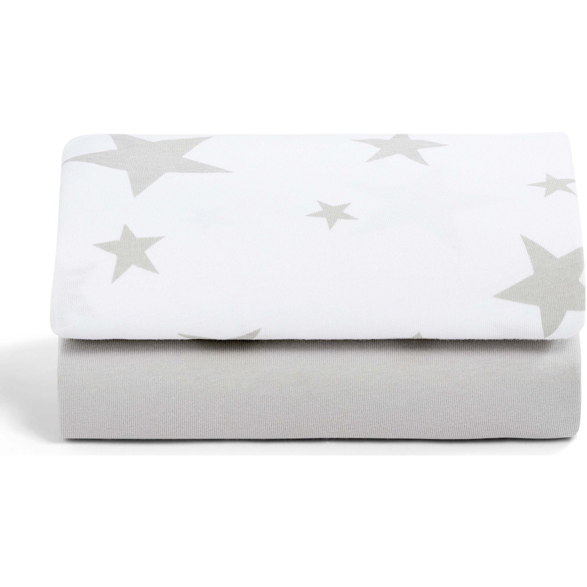 Snuz Crib Fitted Sheets 2 Pack Stars