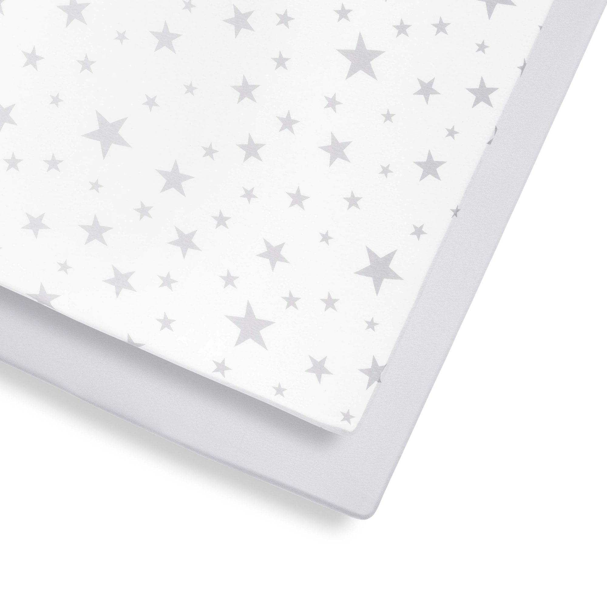 Snuz Cot & Cot Bed Fitted Sheets 2 Pack Stars