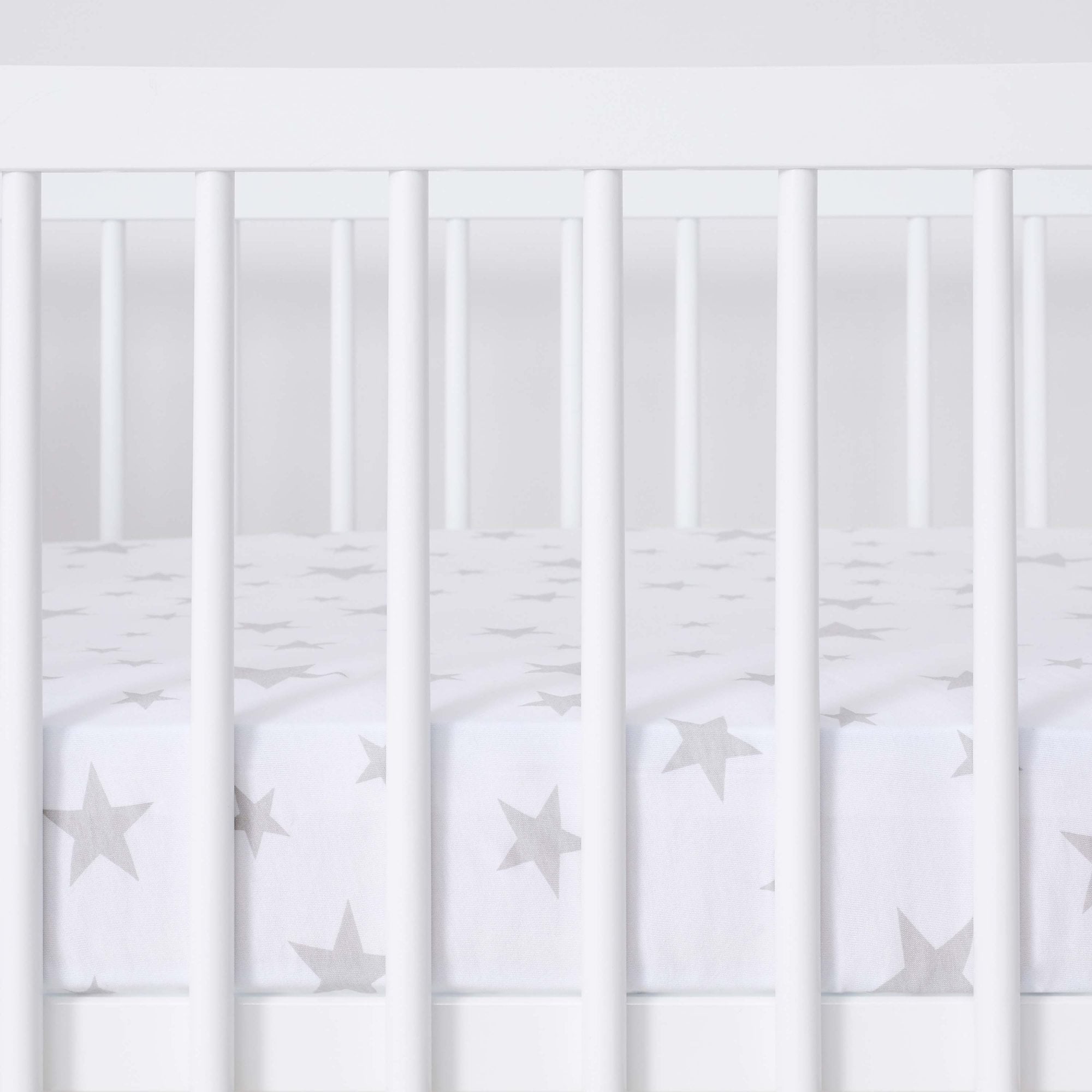 Snuz Cot & Cot Bed Fitted Sheets 2 Pack Stars