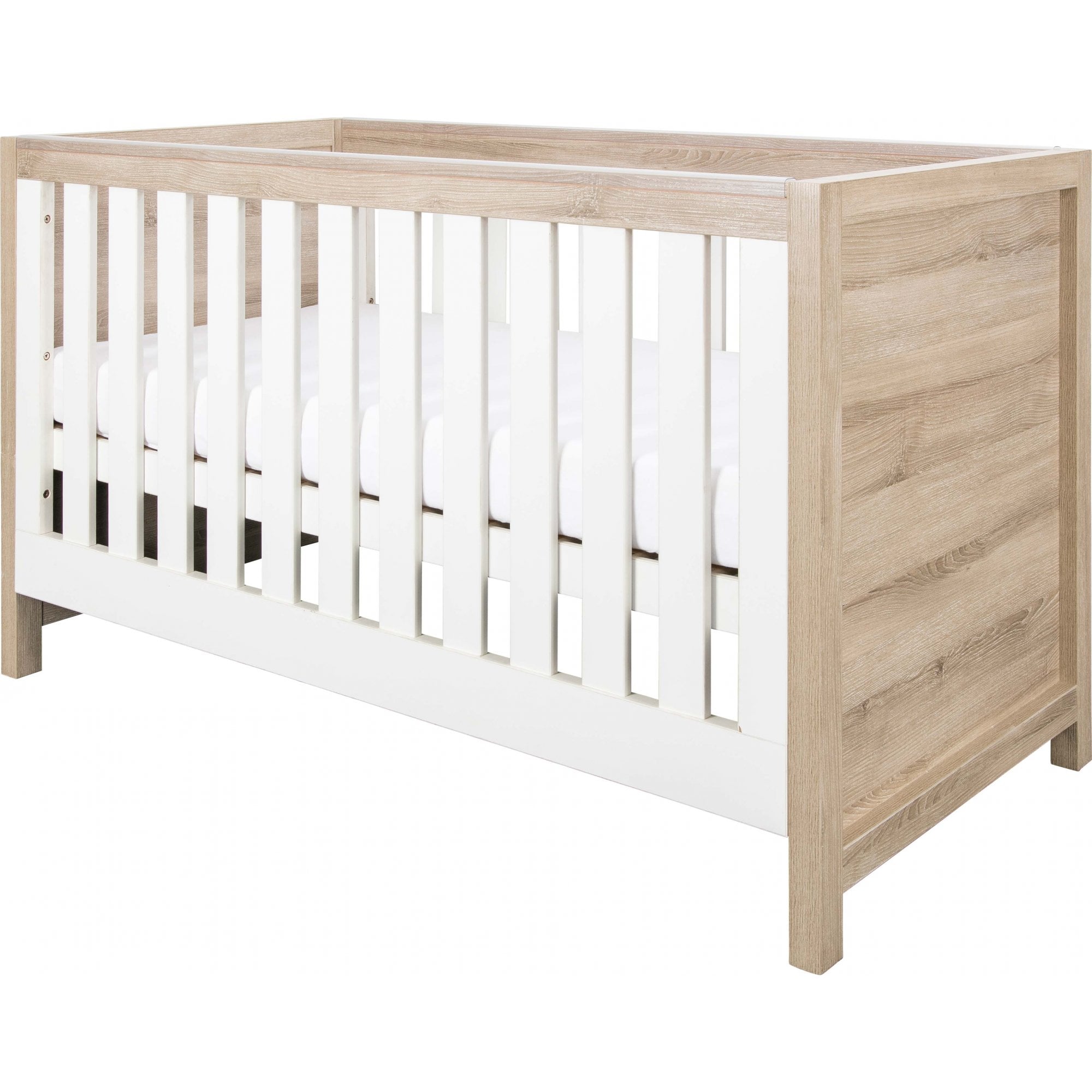Tutti Bambini Modena 3 Piece Nursery Set Oak / White