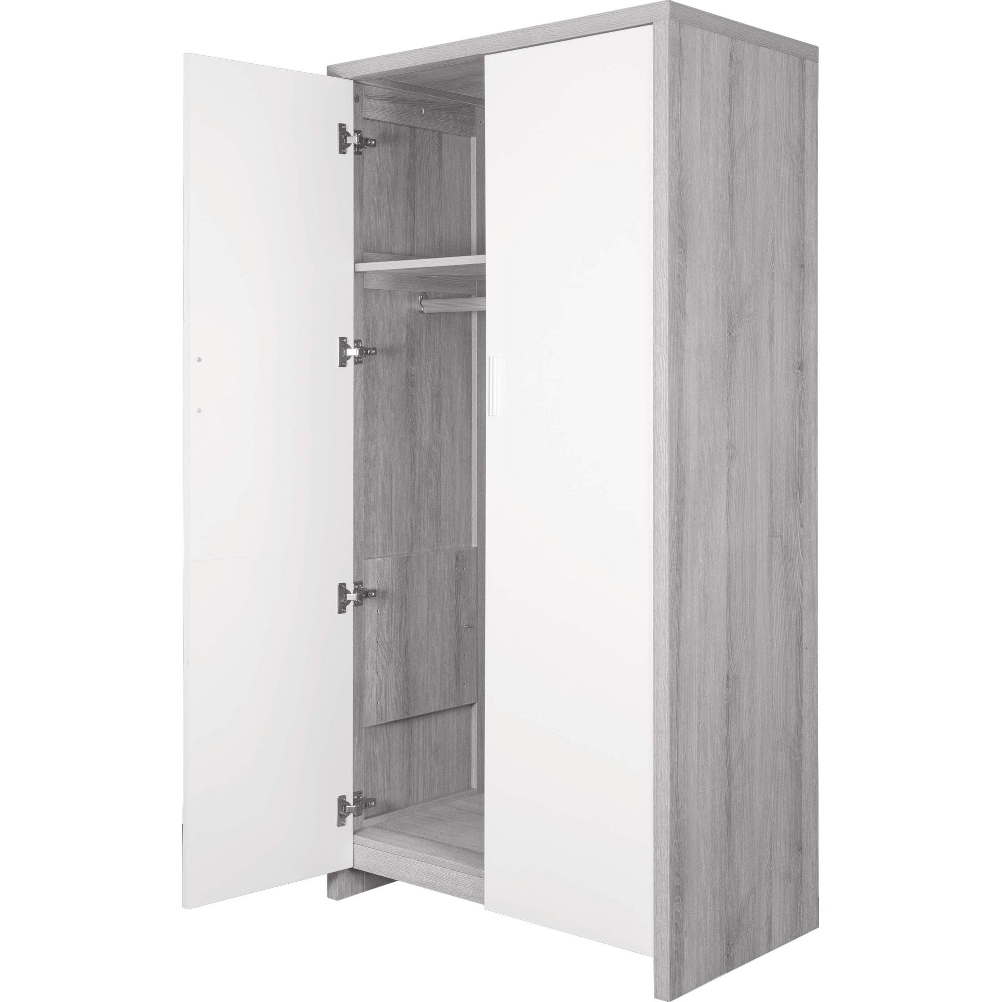 Tutti Bambini Modena 3 Piece Nursery Set Grey Ash / White