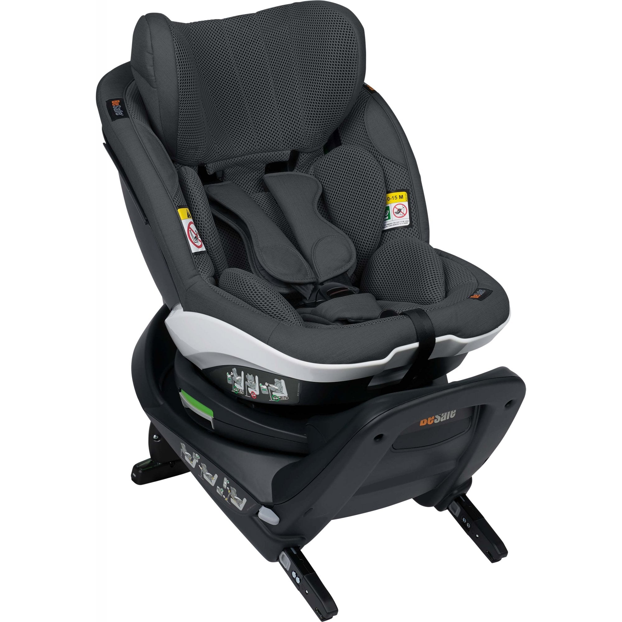 BeSafe iZi Turn i-Size Car Seat Anthracite Mesh