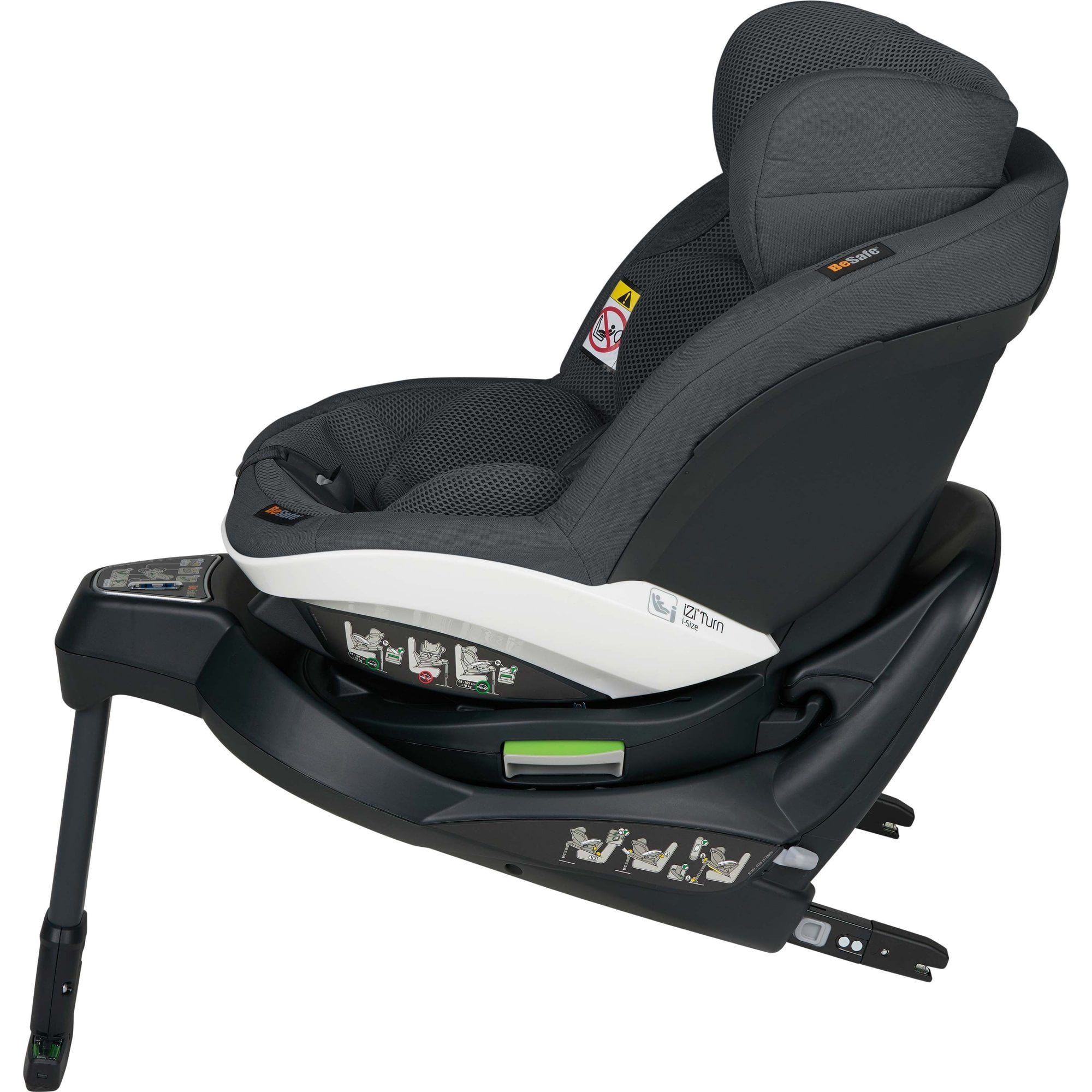 BeSafe iZi Turn i-Size Car Seat Anthracite Mesh