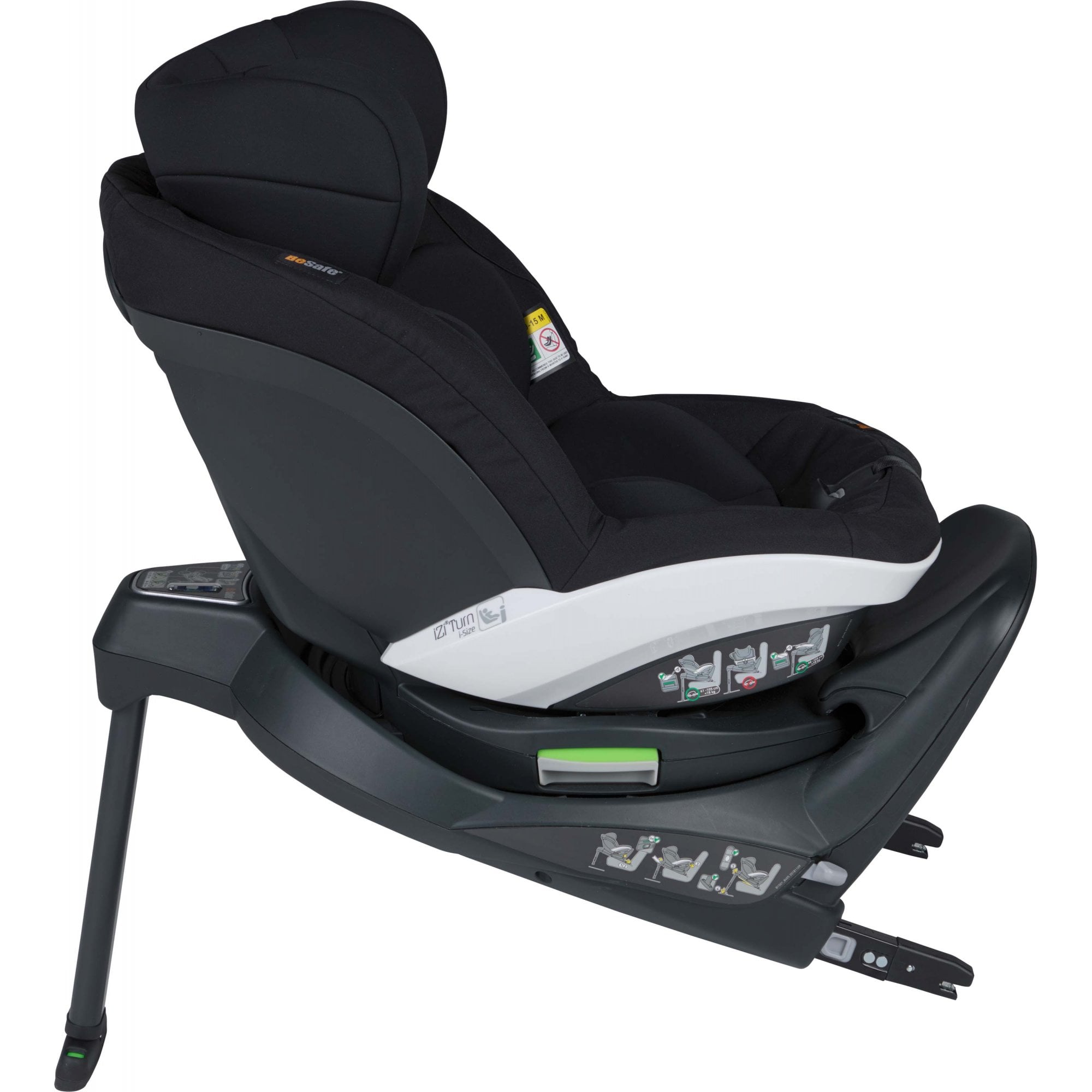 BeSafe iZi Turn i-Size Car Seat Fresh Black Cab