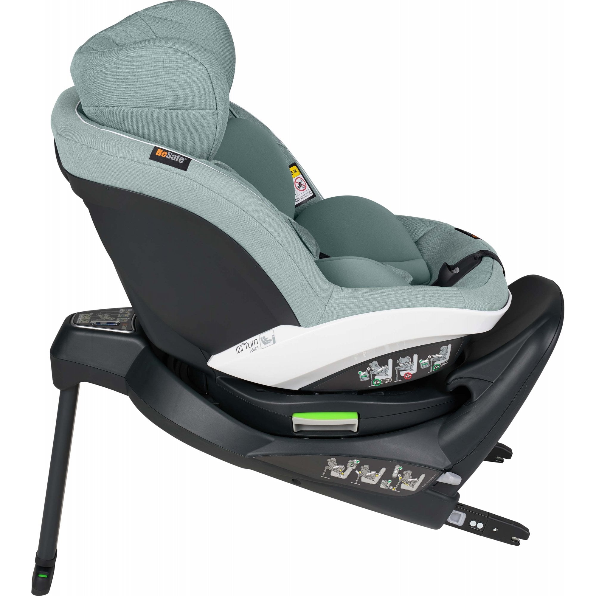 BeSafe iZi Turn i-Size Car Seat Sea Green Melange