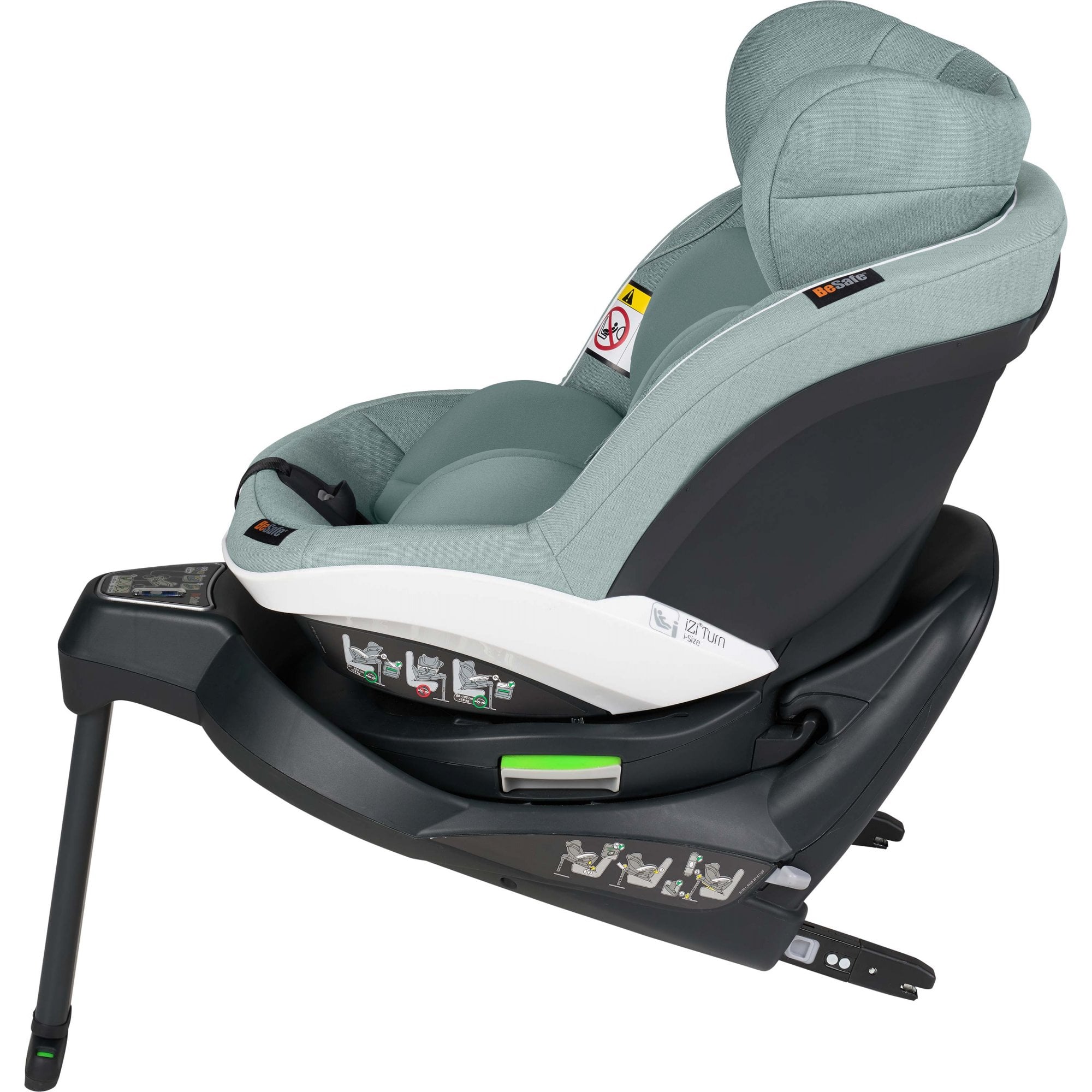 BeSafe iZi Turn i-Size Car Seat Sea Green Melange