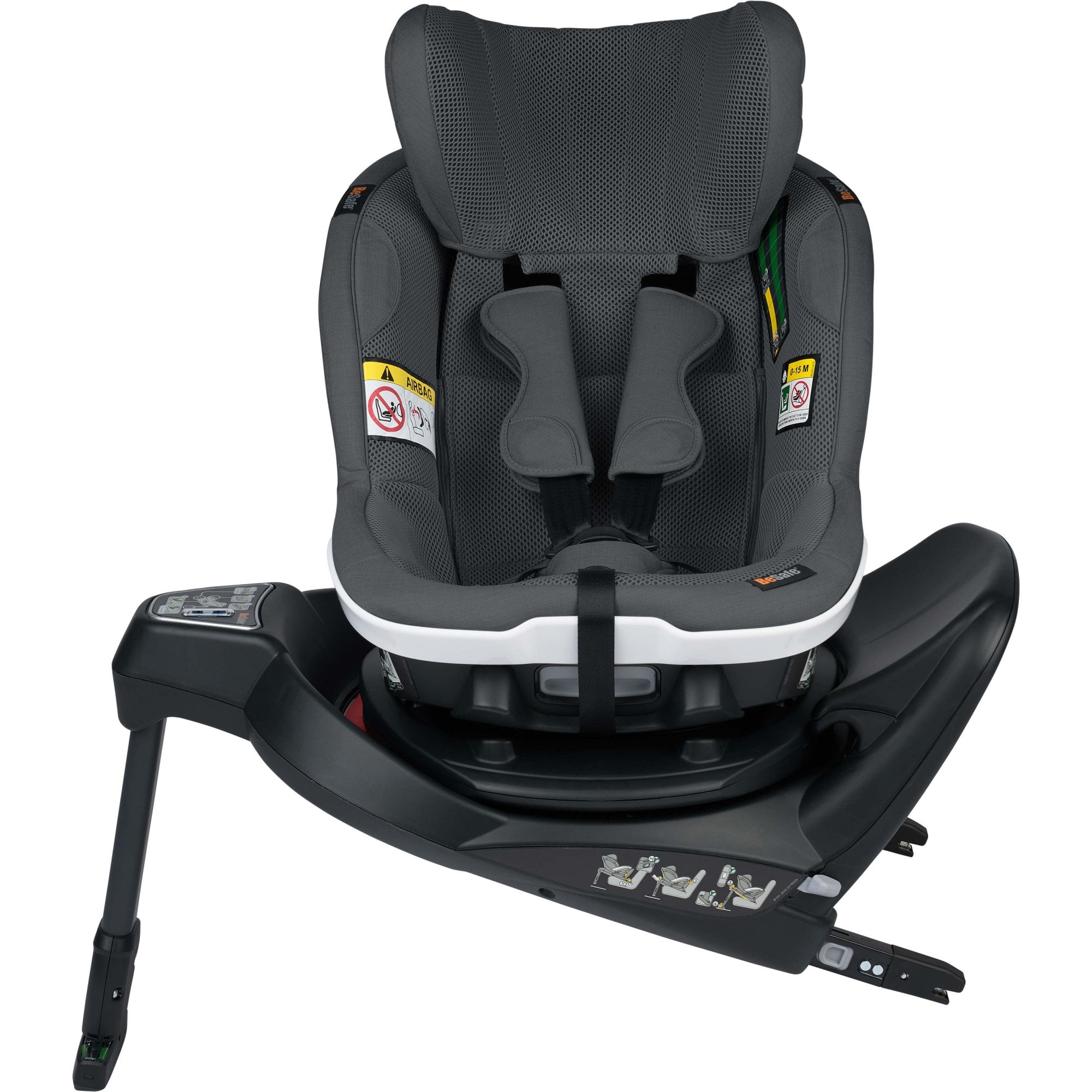 BeSafe iZi Turn B i-Size Car Seat Anthracite Mesh