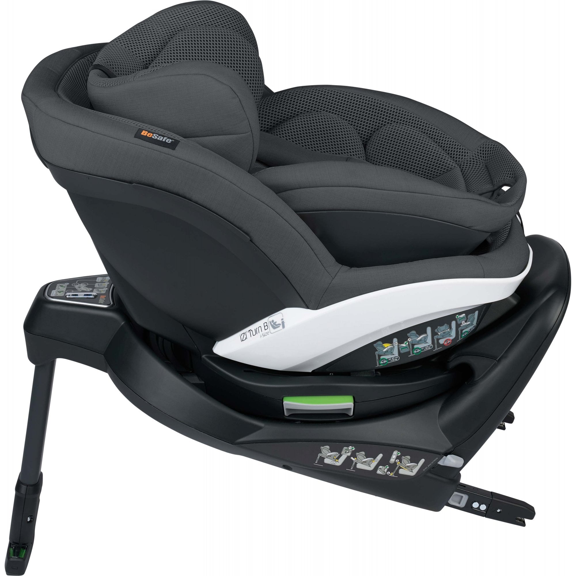 BeSafe iZi Turn B i-Size Car Seat Anthracite Mesh